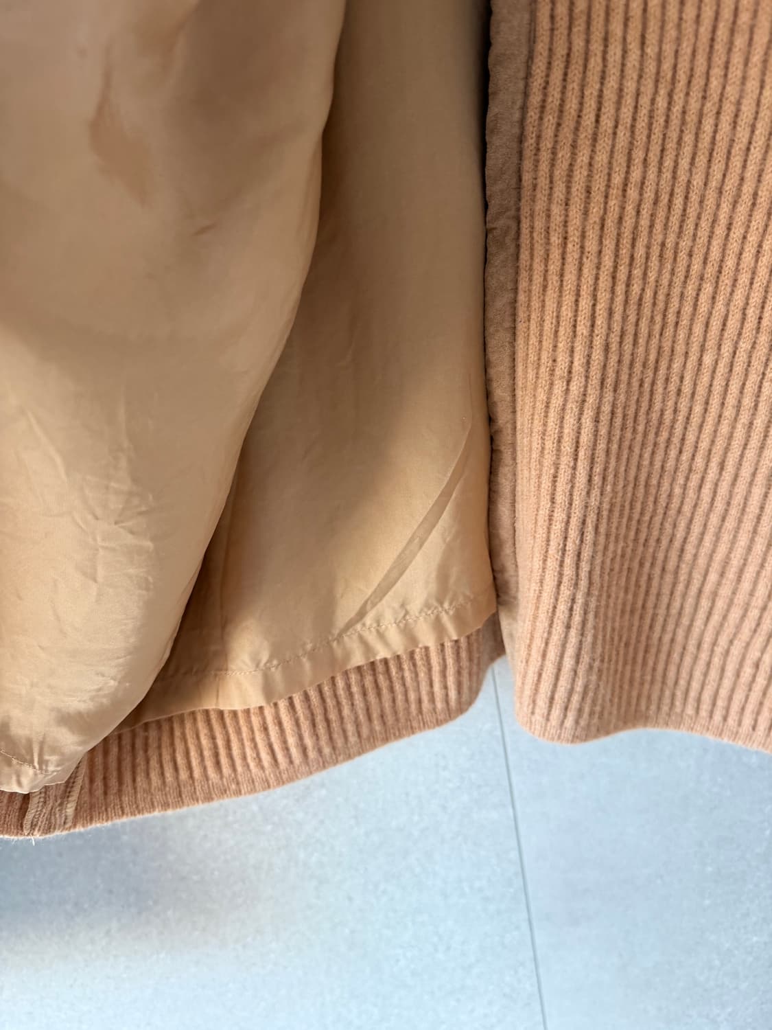 울 혼방 코트 골지 세일러 떡볶이단추 상품이미지4