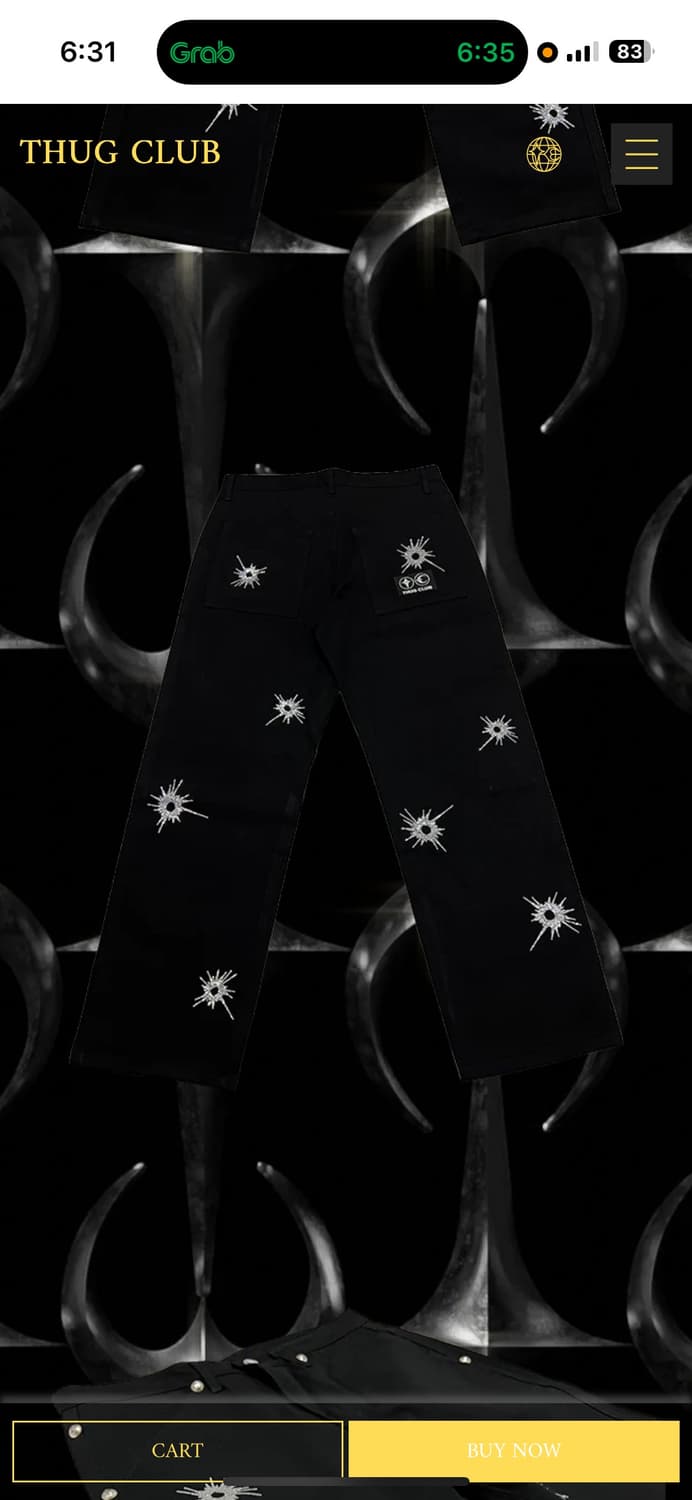 Thug  Club Bullet Pants  상품이미지3