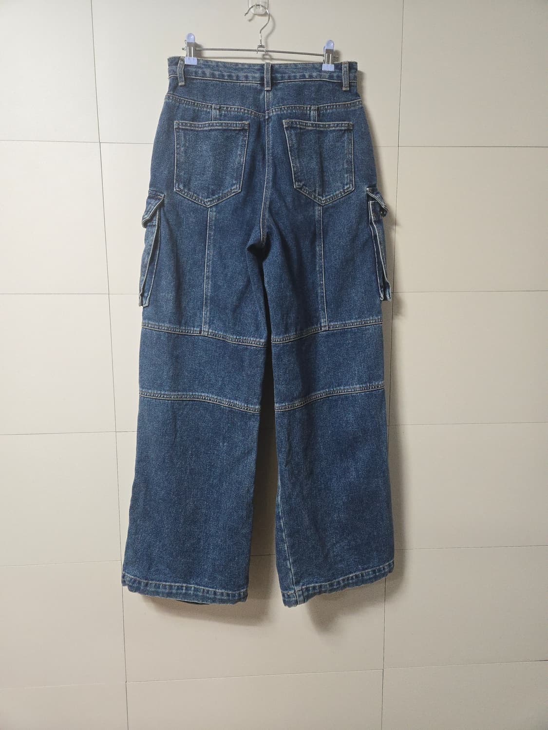 준지 JUUN.J 의 명작 22시즌 카고 와이드진 여성용 (남성가능) 상품이미지3