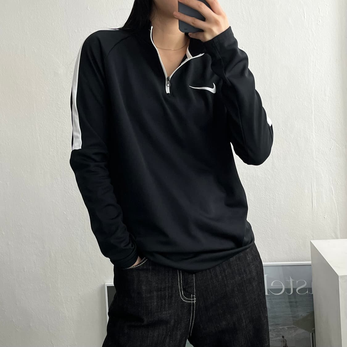 M ) 나이키반집업져지 A1408 상품이미지2