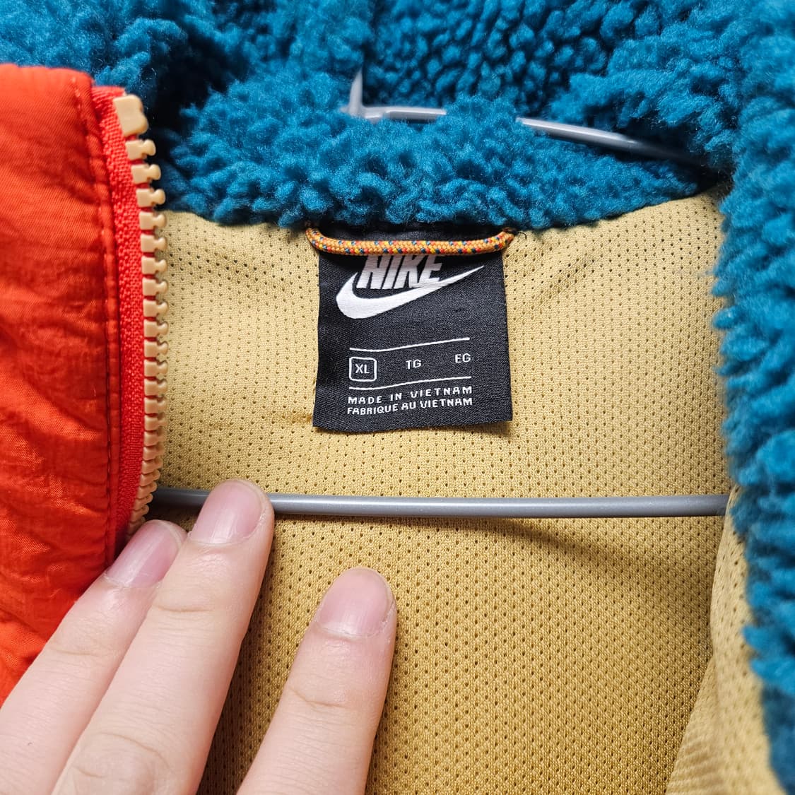 나이키 쉐르파 플리스 아노락 XL 상품이미지3