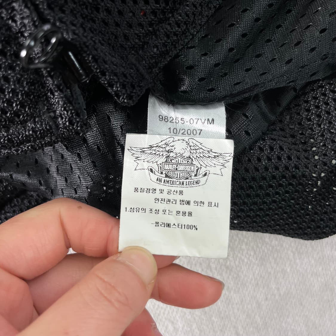 100 할리데이비슨 메쉬 빅로고 모터사이클 자켓 상품이미지6
