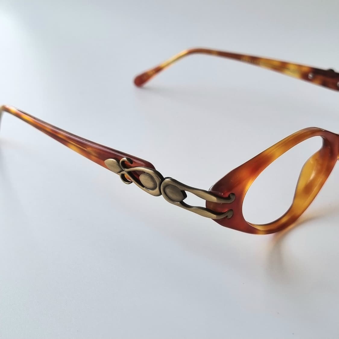 데드스탁 유니크한 디테일 빈티지 안경테  1186 상품이미지7