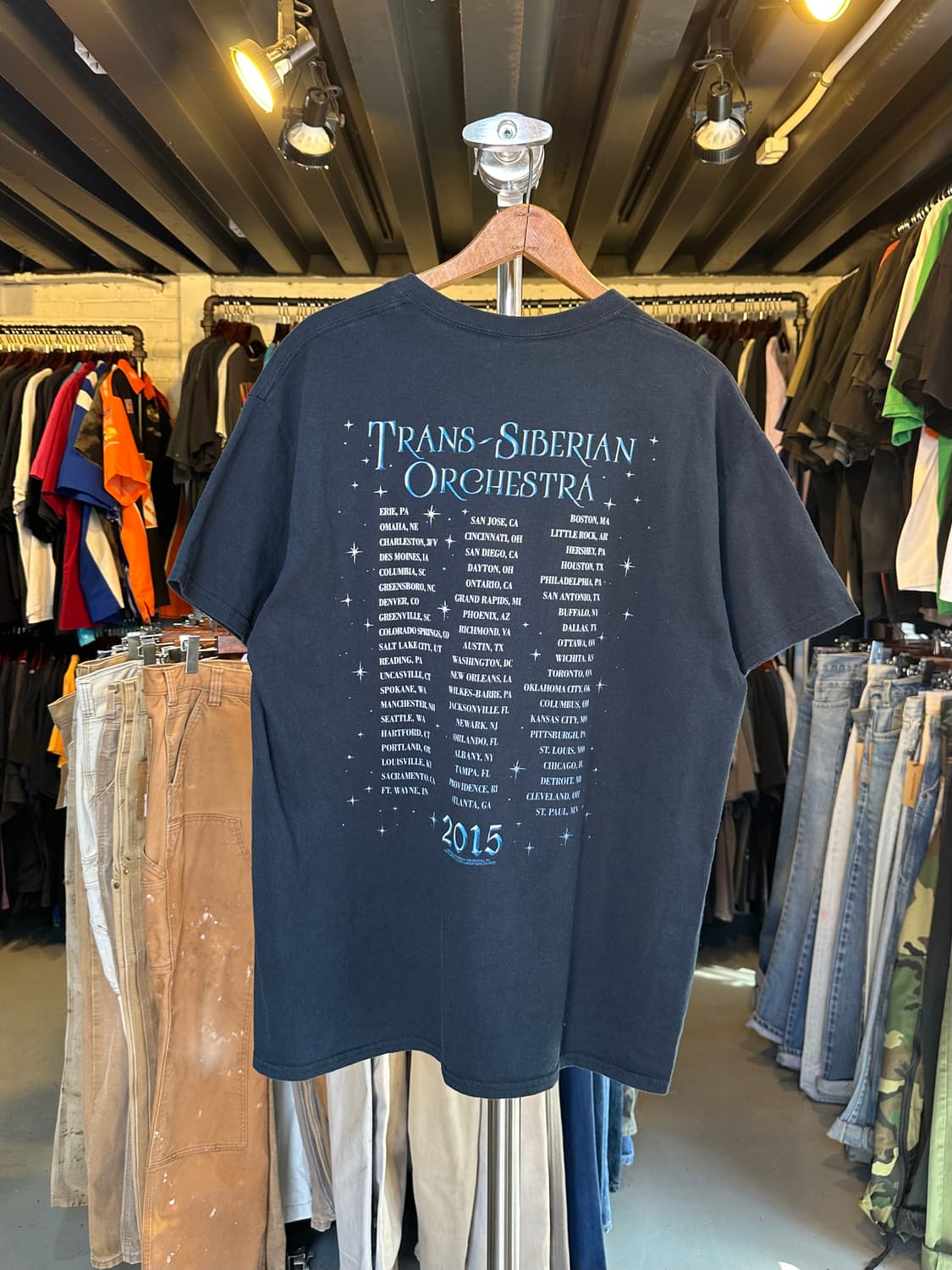 트랜스 시베리안 오케스트라 투어 2015 프린팅 티셔츠 상품이미지2