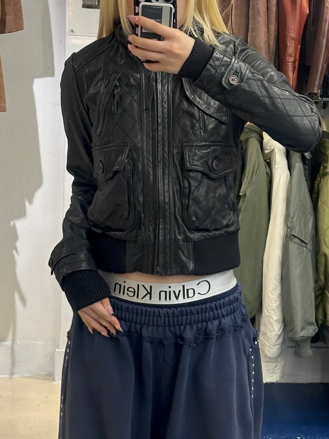 Italy lambskin 양가죽 자켓 상품이미지1