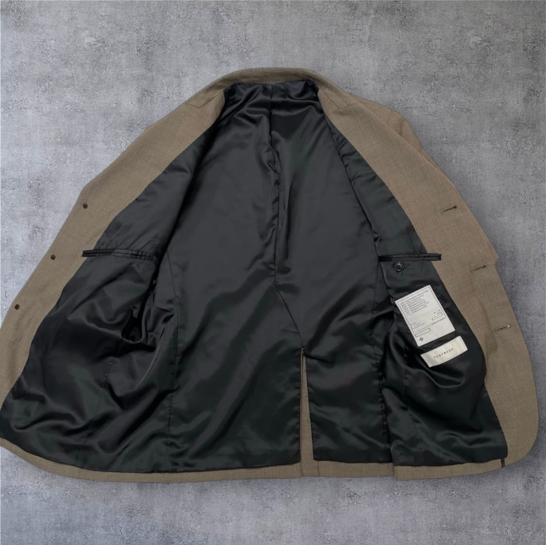 토니웩 TONYWACK 브라운 하운드투스 블레이저 자켓 M 상품이미지2