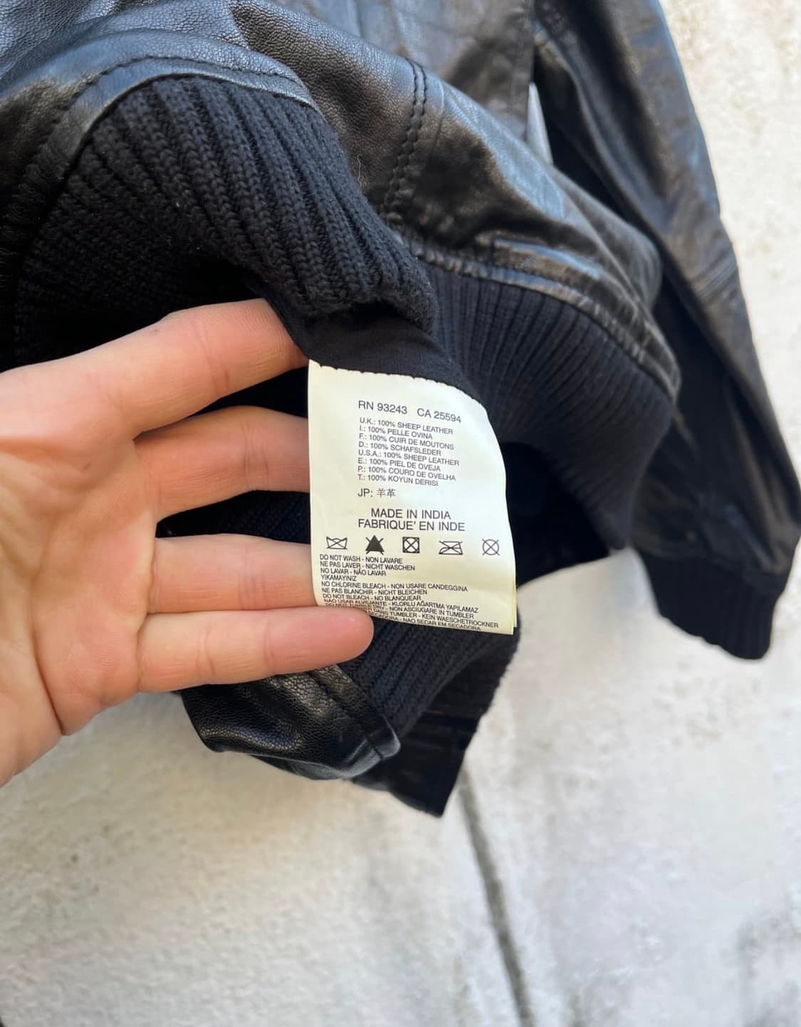 디젤 바이커 레더자켓 상품이미지6