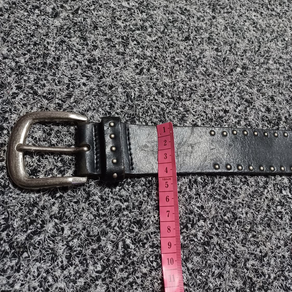 Vintage leather belt man's  상품이미지2