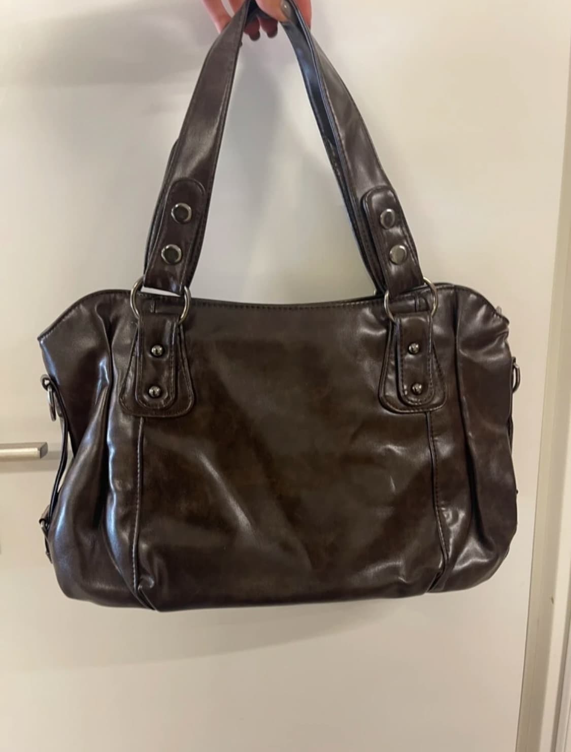 Black leather bag 상품이미지1