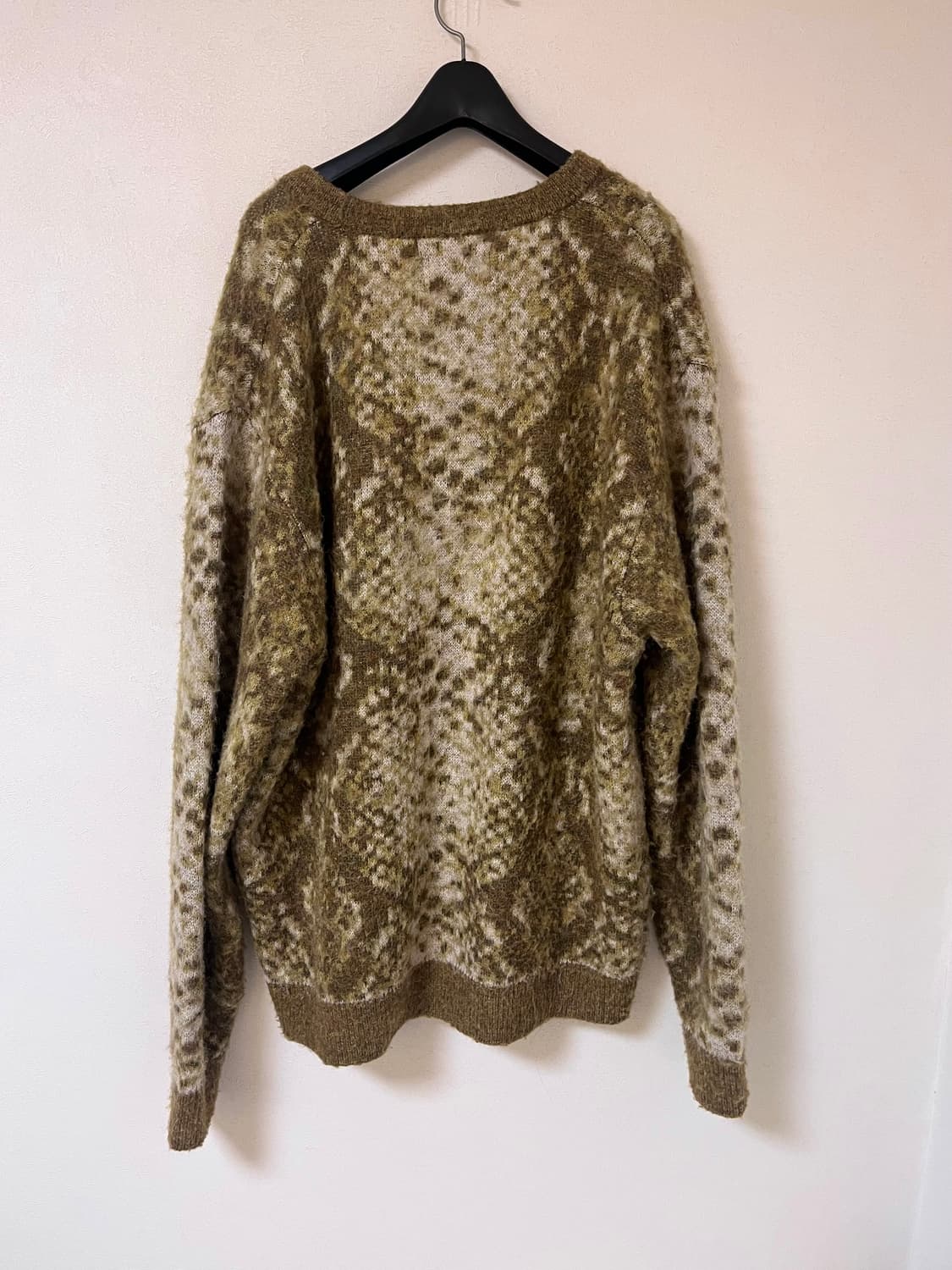 디스이즈네버댓 Python Jacquard Knit Cardigan Br 상품이미지7