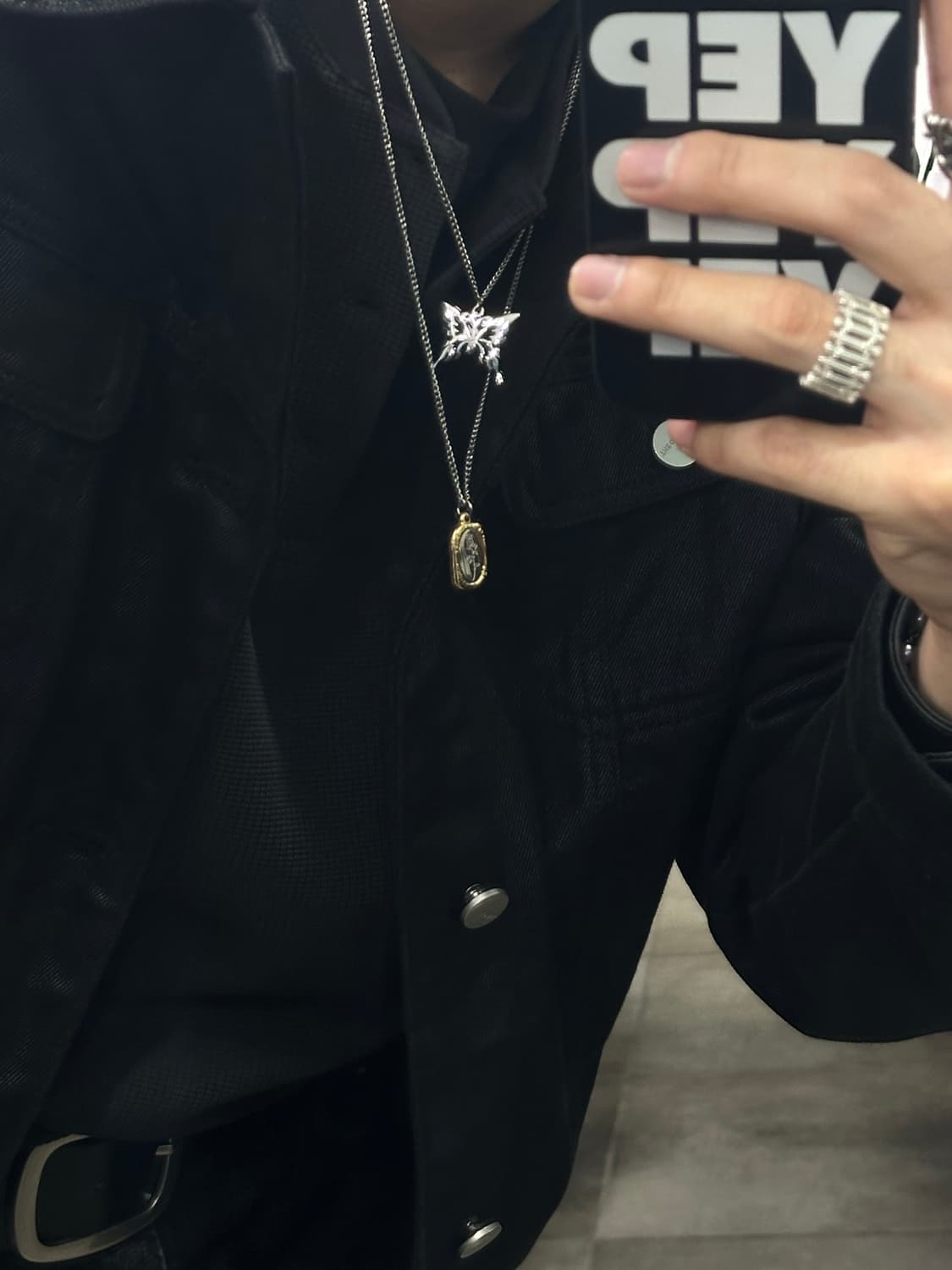 Rose in mirror - 거울안 장미 목걸이 상품이미지5