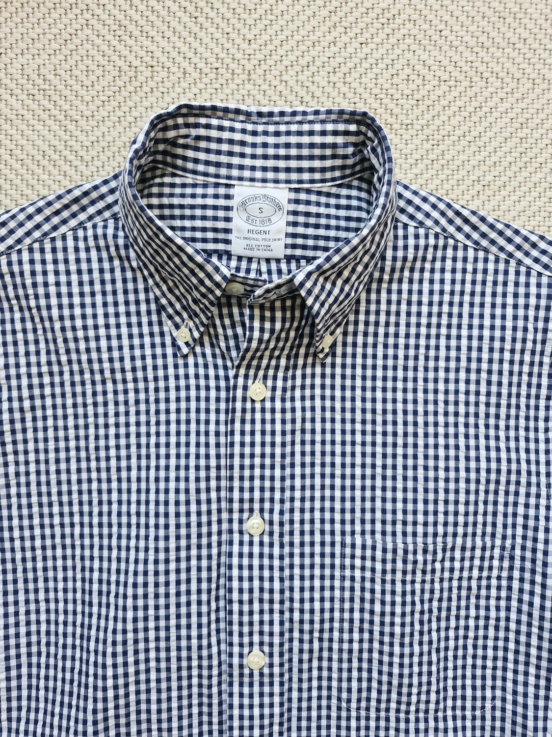 브룩스브라더스 시어서커 깅엄 셔츠 상품이미지2