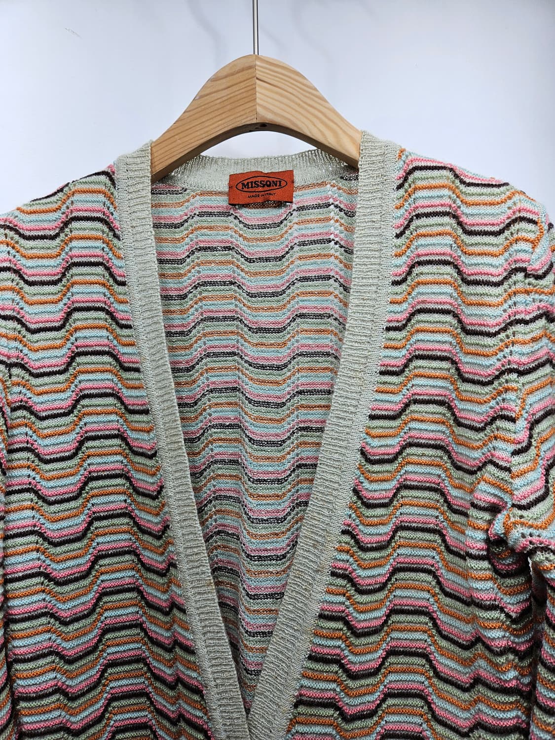 미쏘니 패턴 가디건 상품이미지3