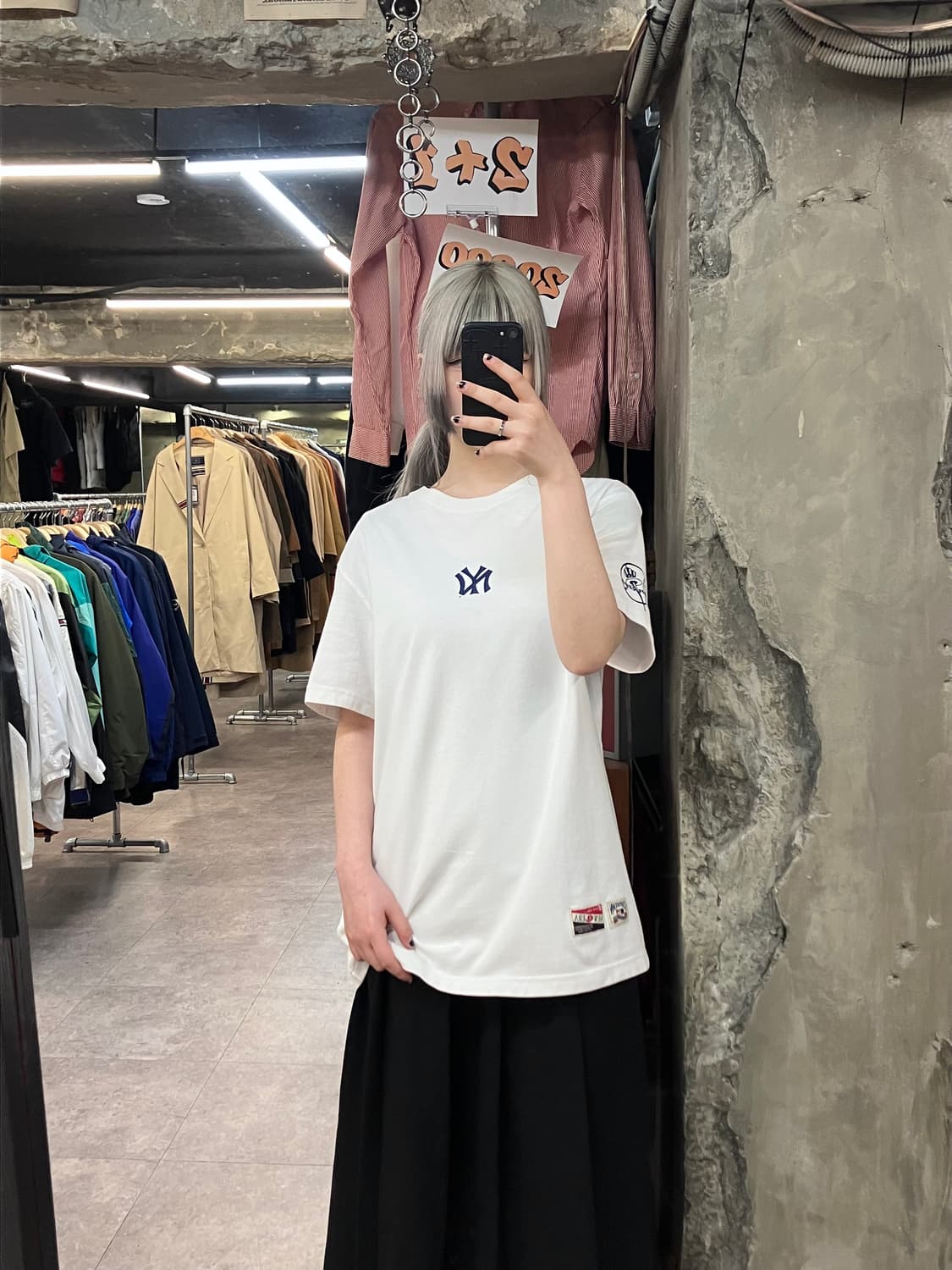 뉴에라 반팔 티셔츠 화이트 105 #csz3374 상품이미지2