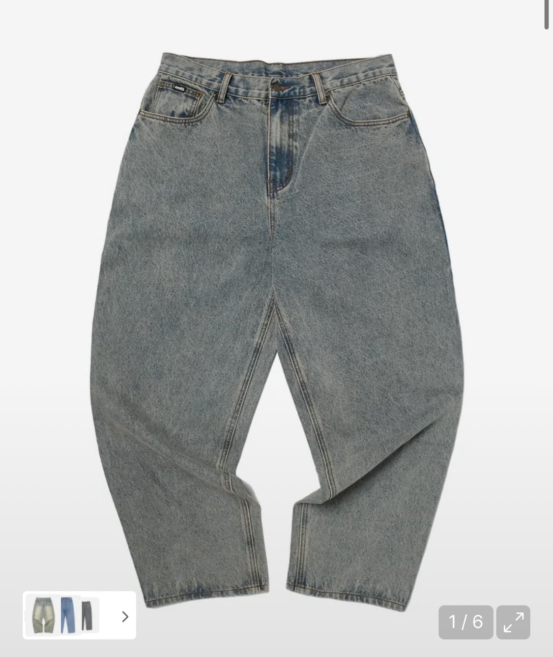 위캔더스 데님 팬츠 바지 BRUSHED DENIM PANTS (DENIM 상품이미지1