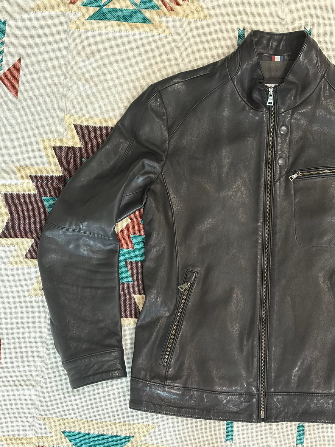 까르뜨블랑슈 양가죽 바이커 싱글 라이더 자켓 상품이미지3