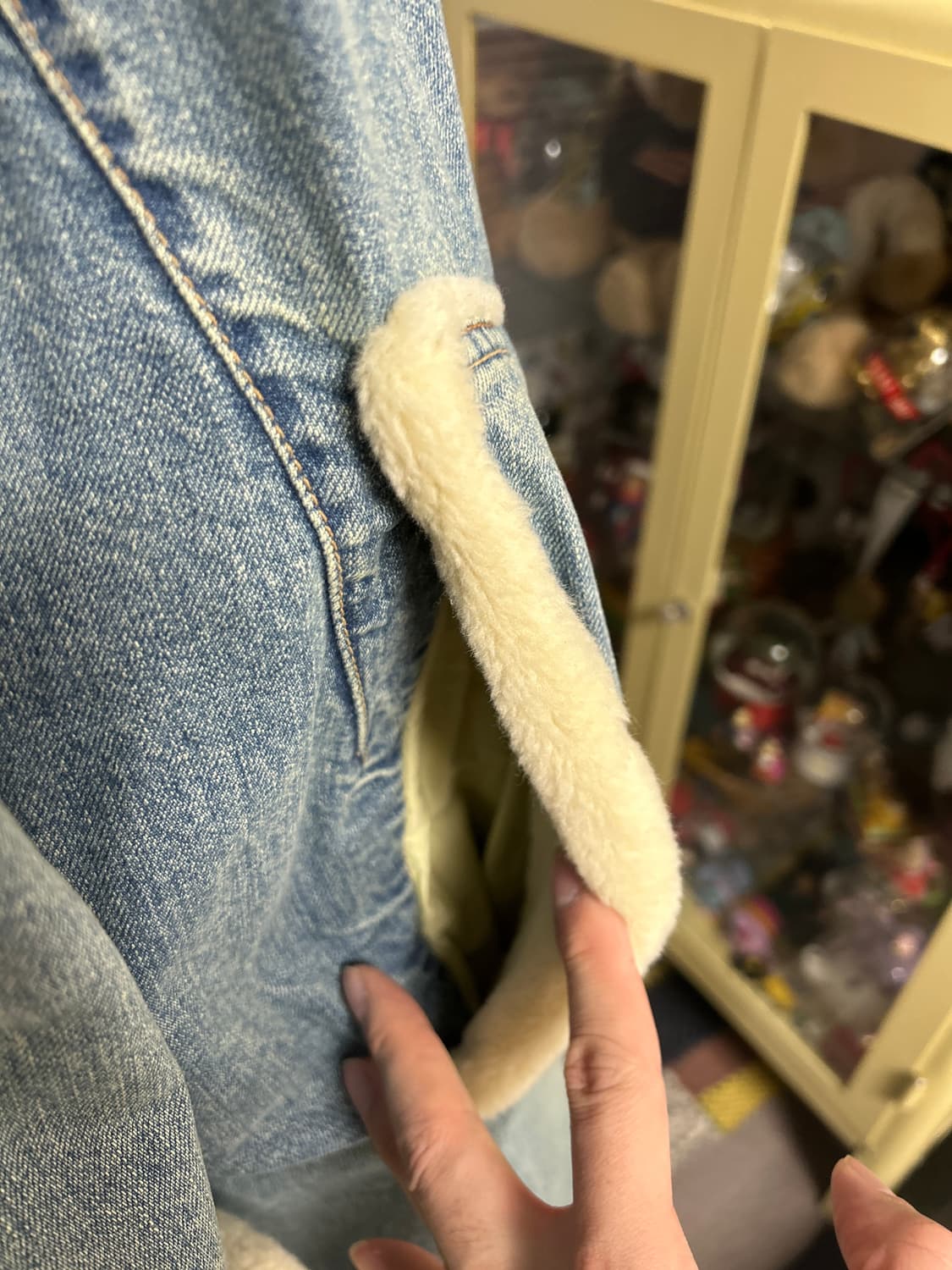 사카이 데님 쉐르파 그런지 코트 3 상품이미지7