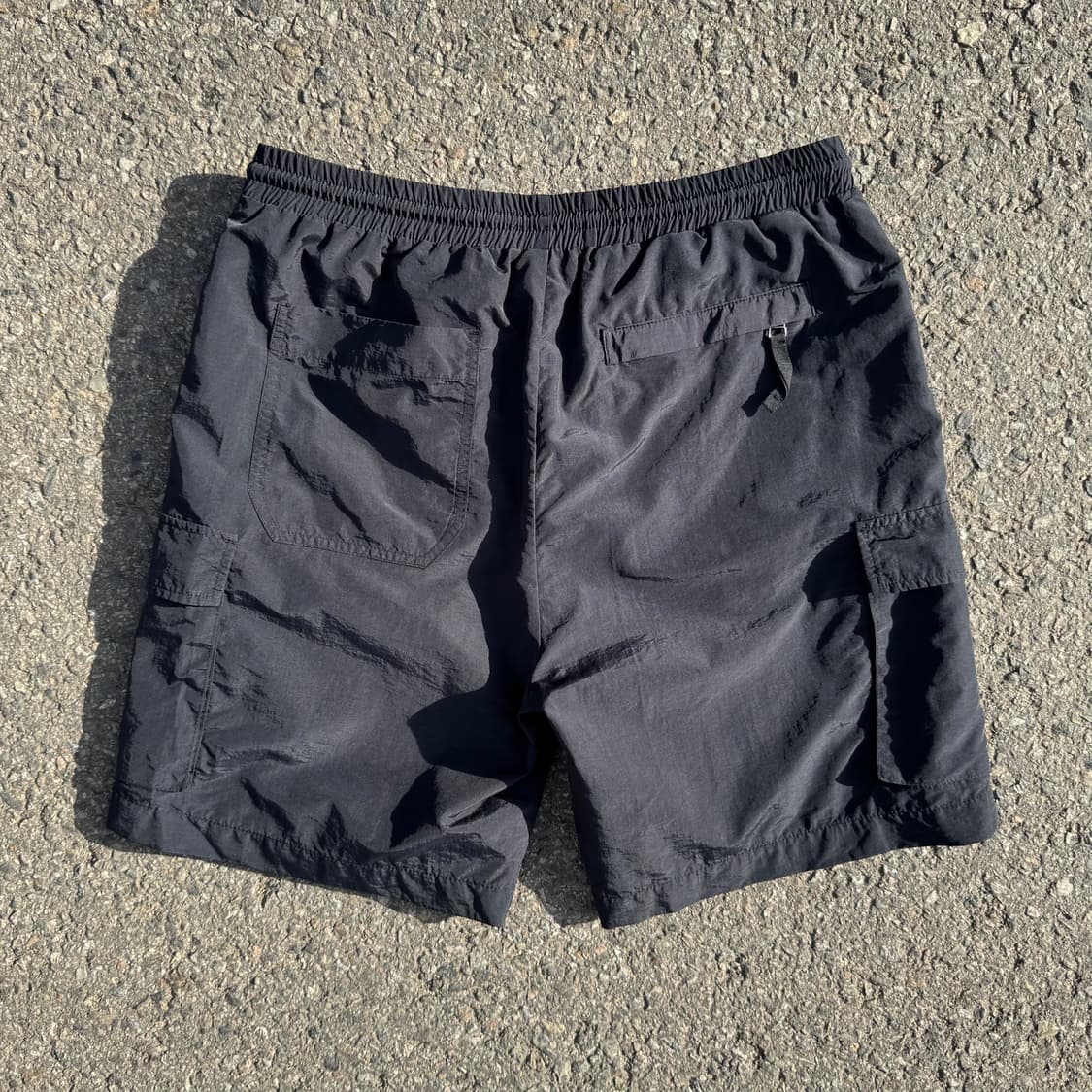 플랙 나일론 카고 반바지 상품이미지2