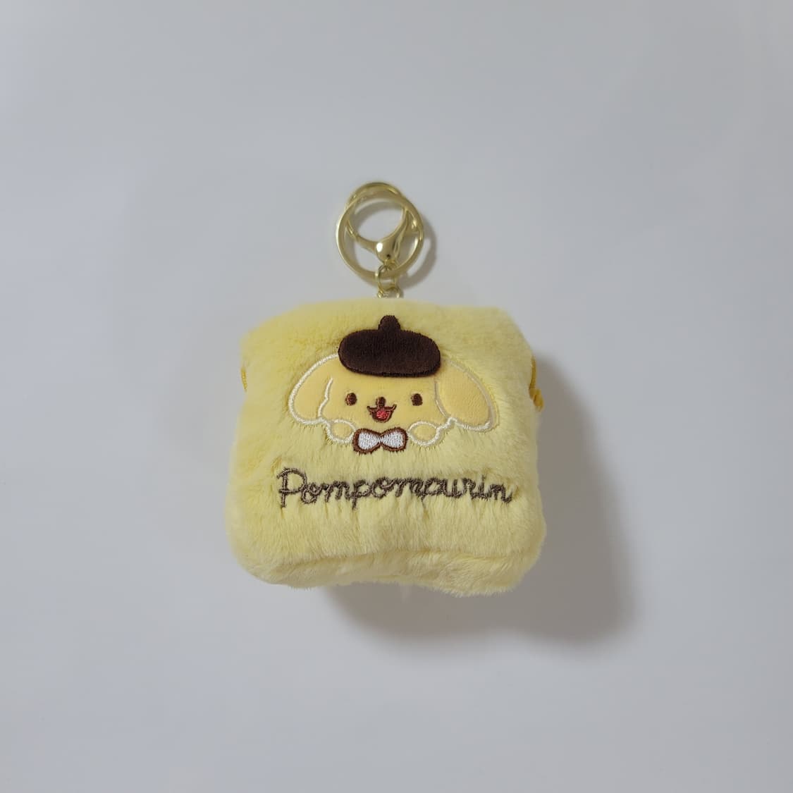 산리오 폼폼푸린 사각 동전지갑 인형 키링 새 상품 가방고리 파우치 상품이미지1