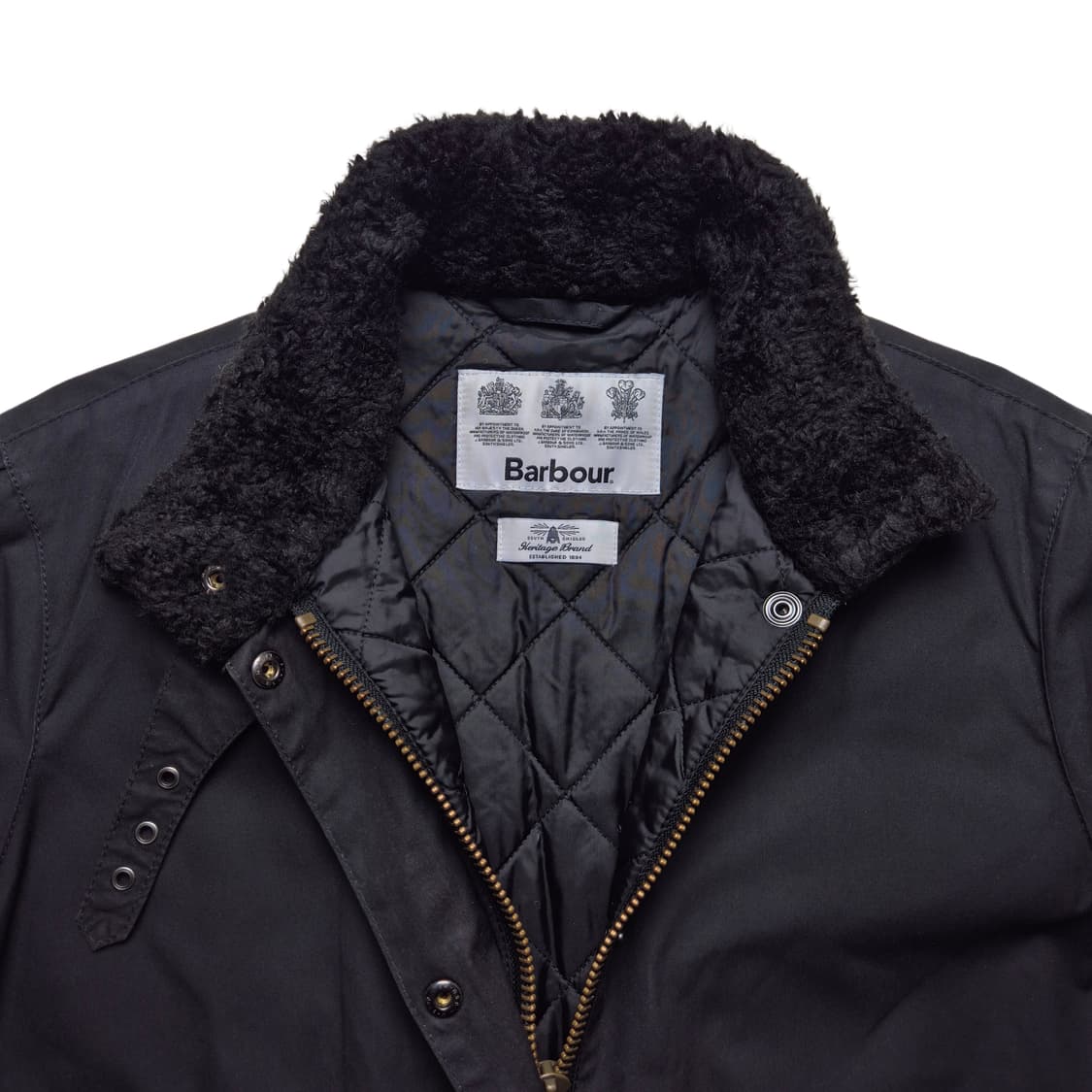 [16] 바버 스노우맥 쉐르파 카라 왁스코트 상품이미지5