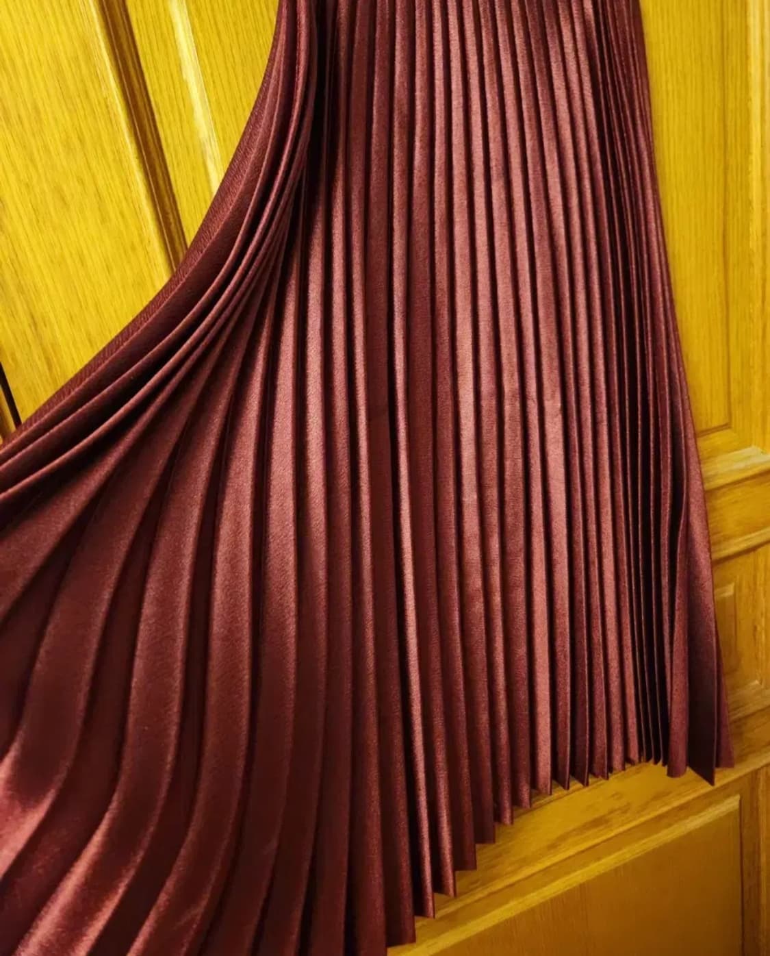 자라 아코디언 롱스커트 XS 상품이미지3