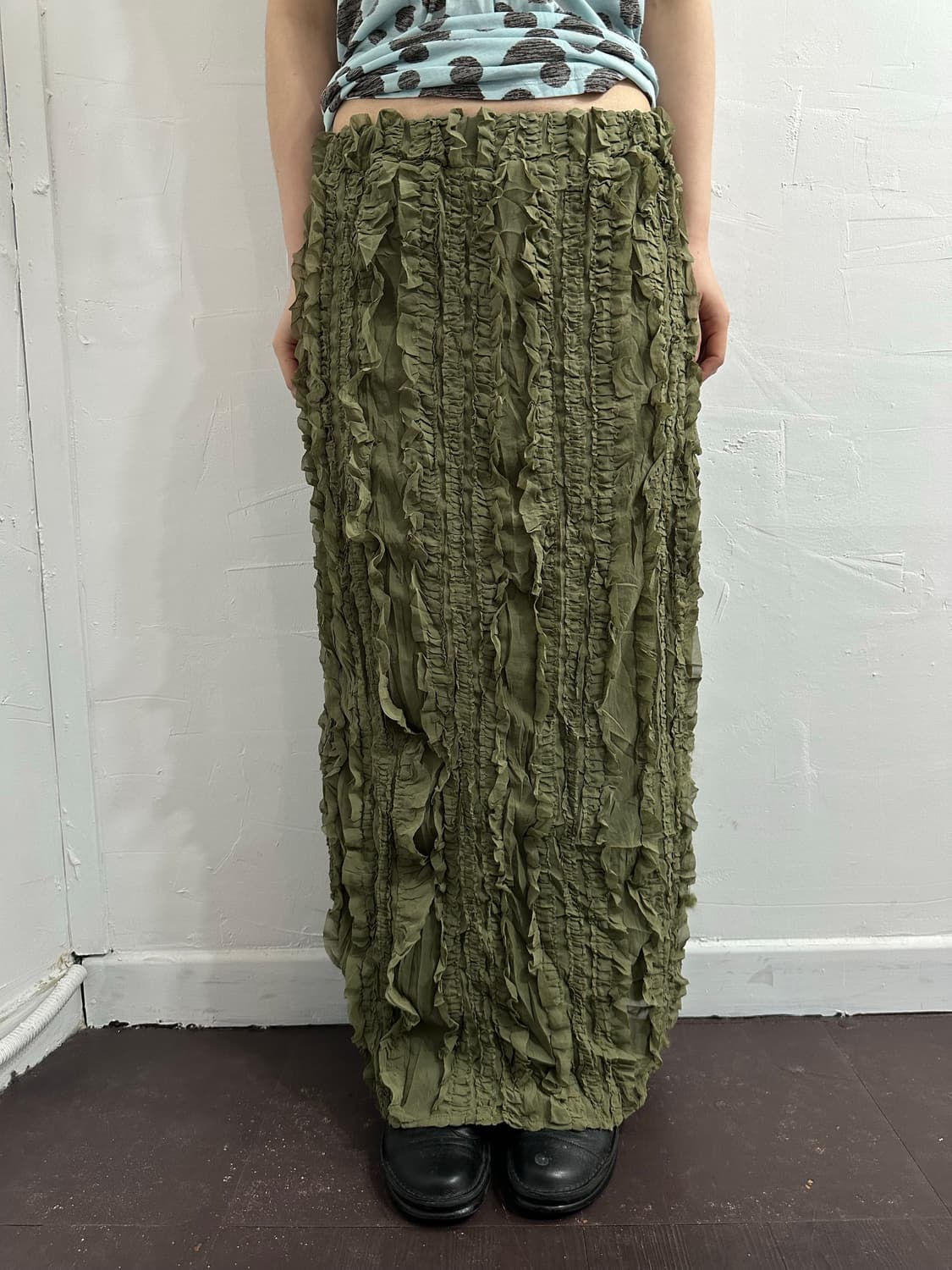 samansa mos2 frill long skirt 상품이미지1