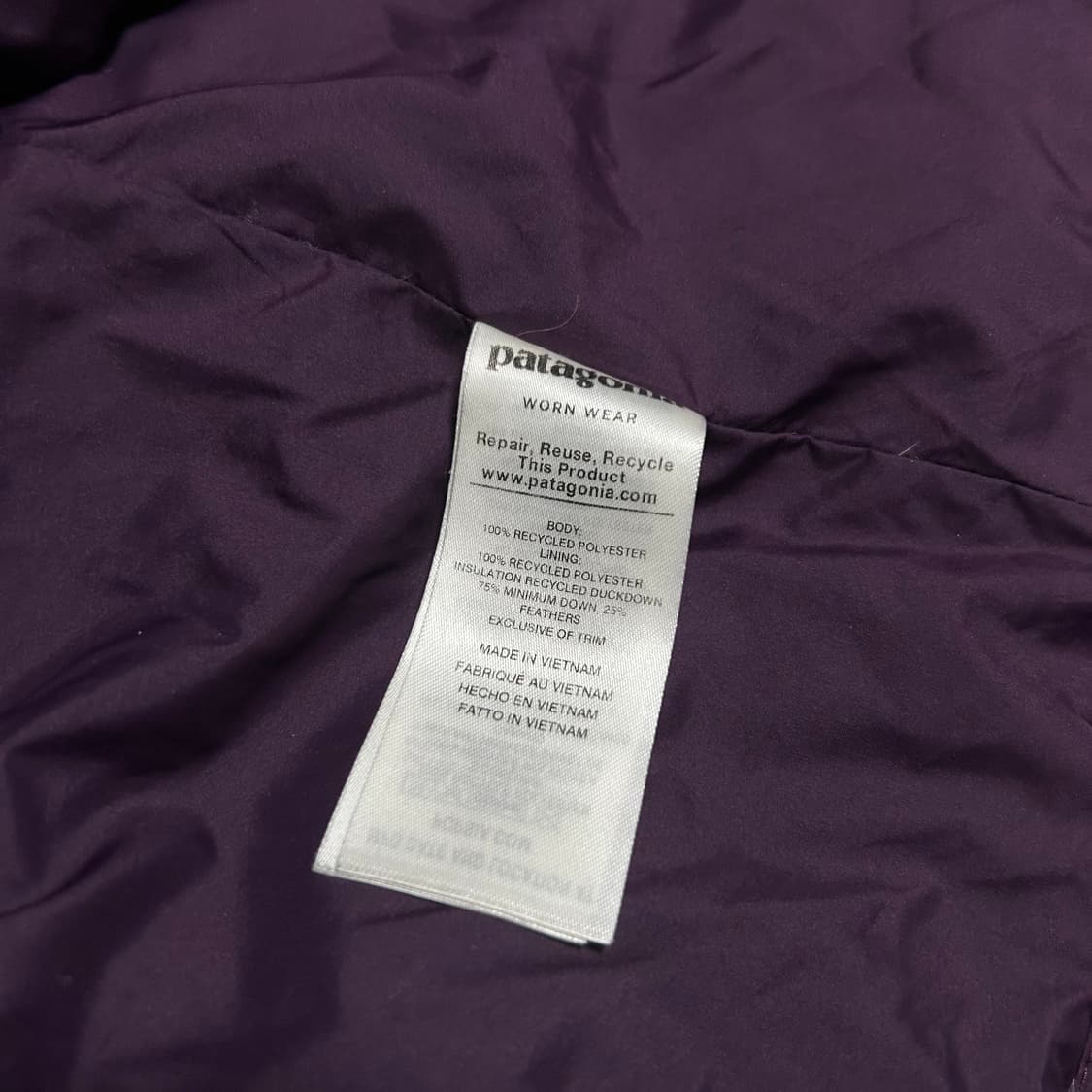 [M] Patagonia 파카고니아 우먼즈 다운 위드잇 롱패딩 점퍼 상품이미지8