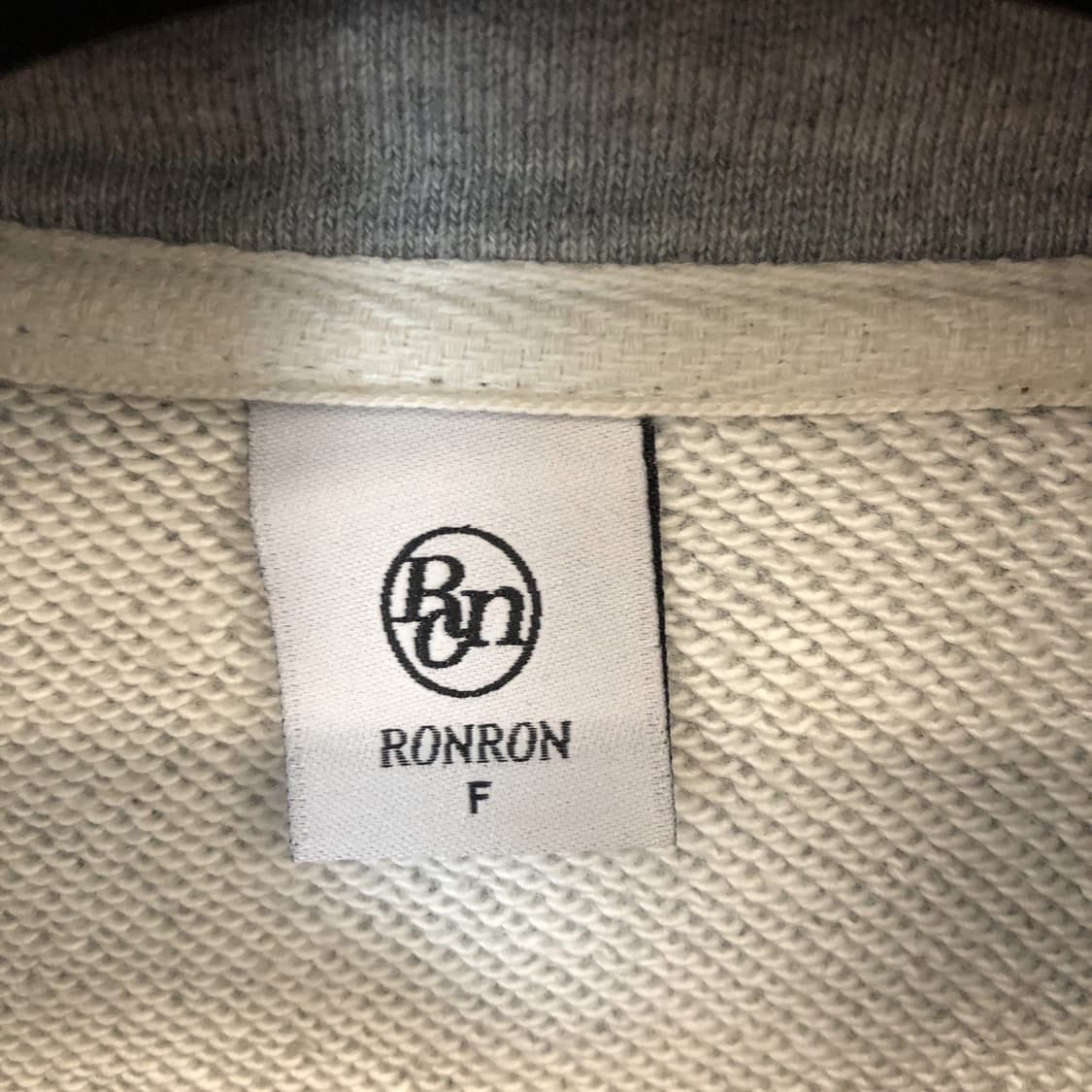 RONRON 론론 스웻 오버자켓 FREE  상품이미지5