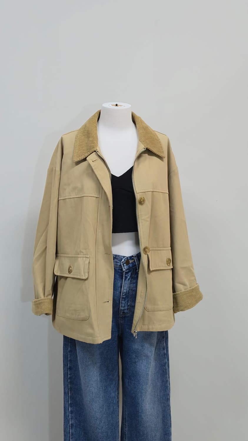 spao 베이지 자켓 M 상품이미지2