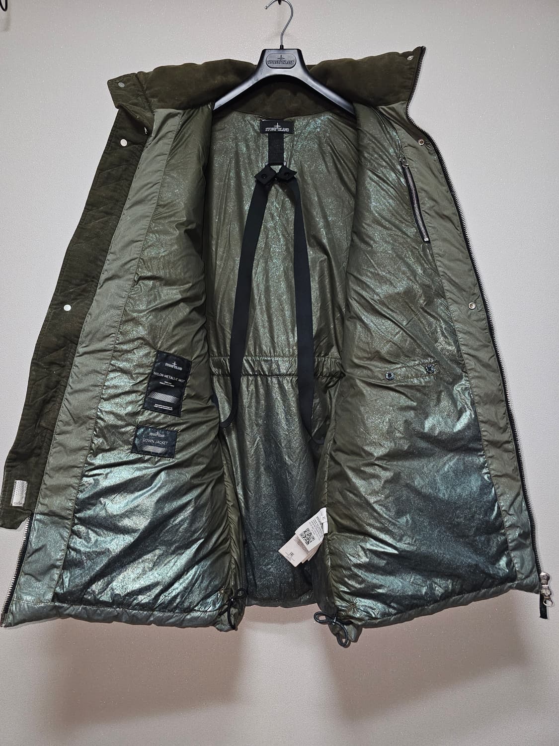 스톤아일랜드 쉐도우프로젝트 나일론 메탈릭 미스트 패딩 상품이미지4