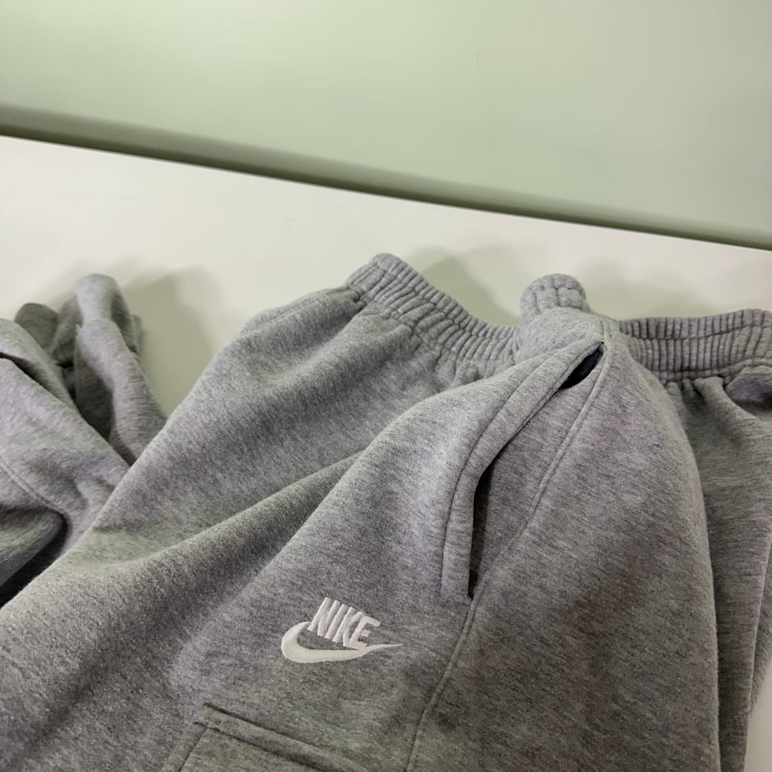 XXL 나이키 레귤러핏 기본로고 카고 코튼 밴딩 조거팬츠 상품이미지2