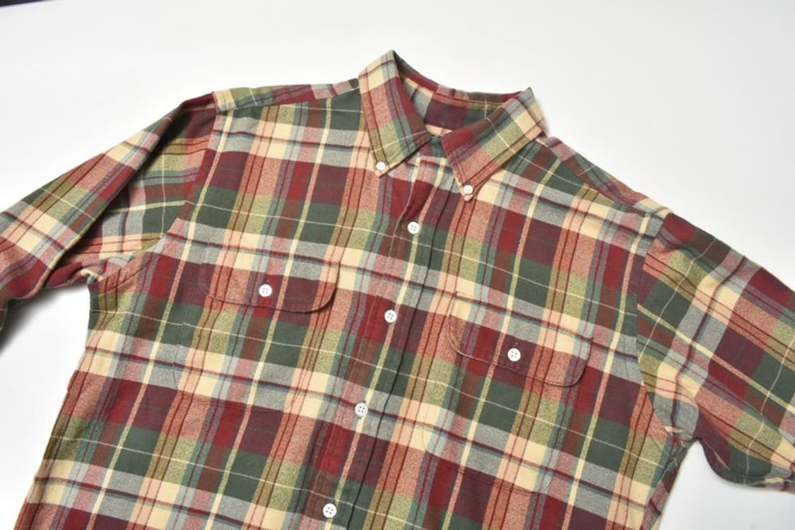 폴로 랄프로렌 암패치 체크 셔츠 남방 L N1252 상품이미지3