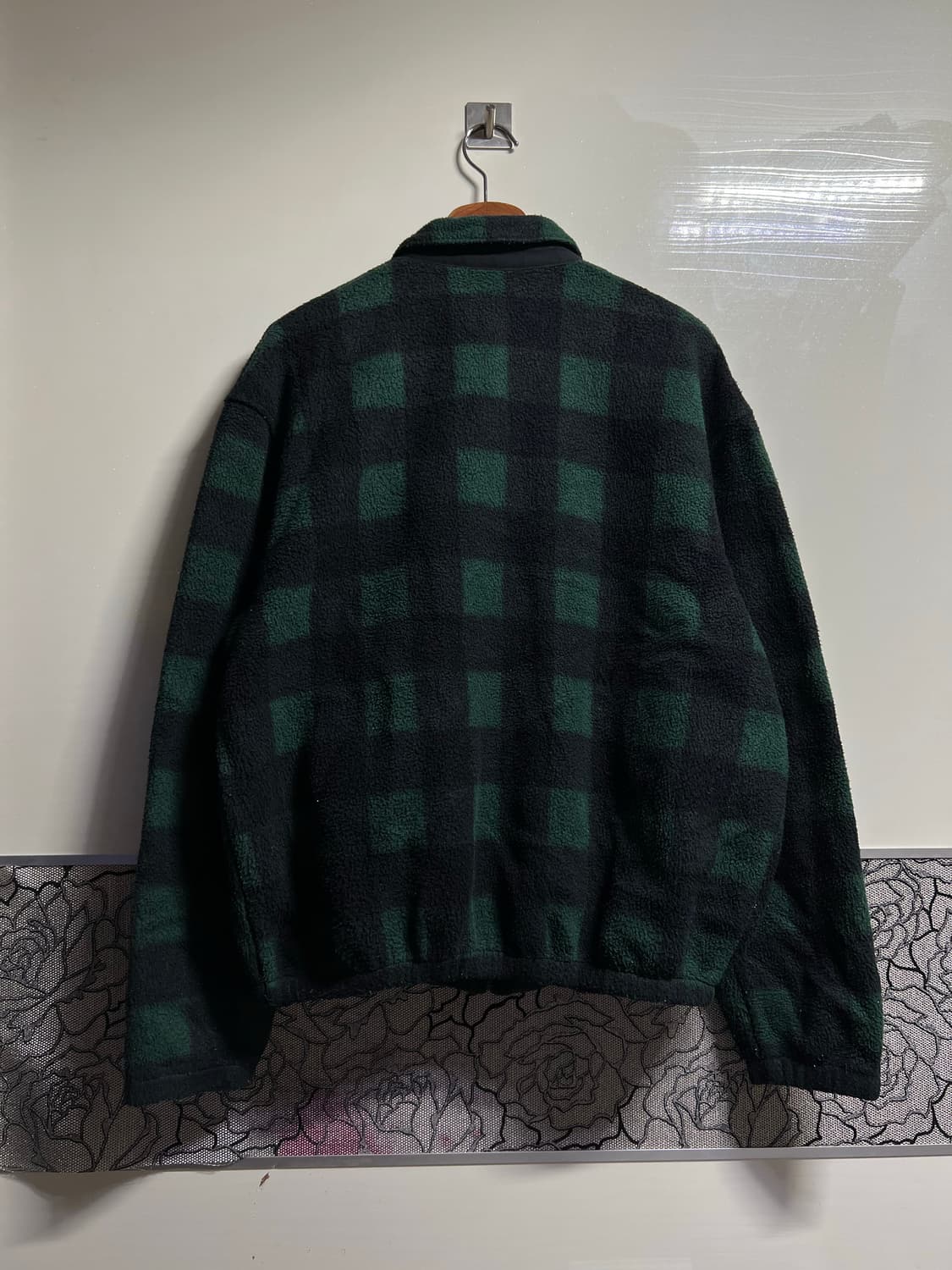 폴로 랄프로렌 그린 체크 플리스 집업 자켓 상품이미지8