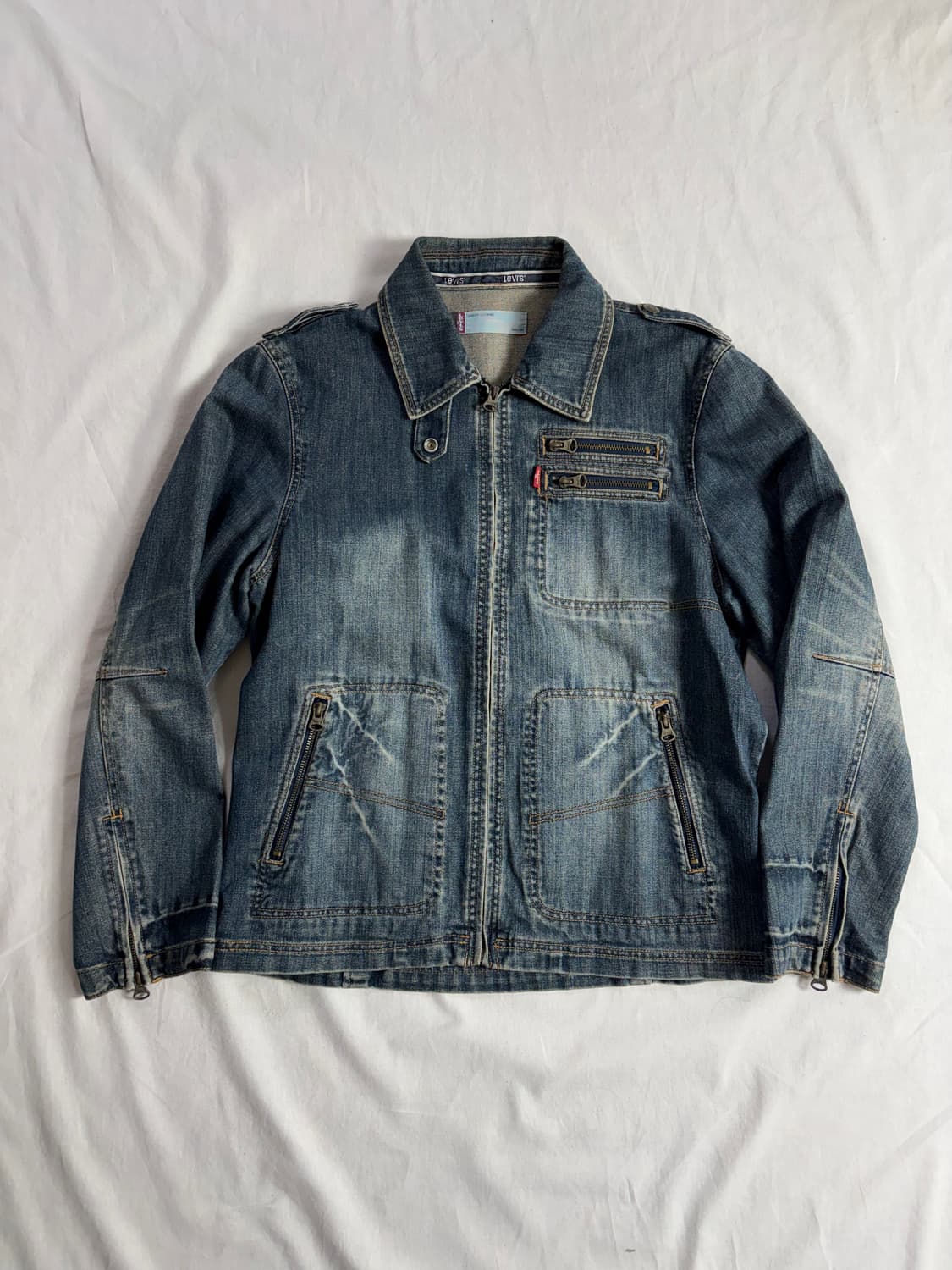 Levis 리바이스 이폴릿 워싱 데님자켓 L 상품이미지1