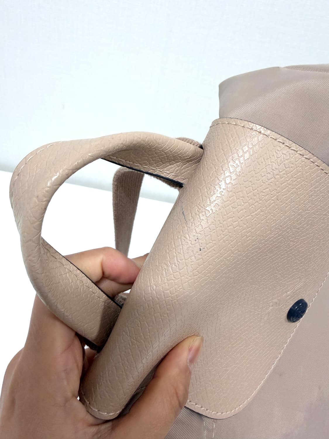 롱샴 핑크베이지 백팩 상품이미지4