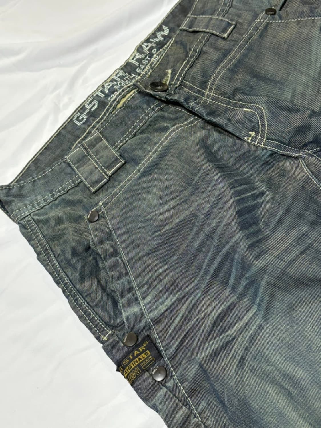 G-star raw 00s 지스타로우 데님팬츠 y2k 워크팬츠 카고팬츠 상품이미지5