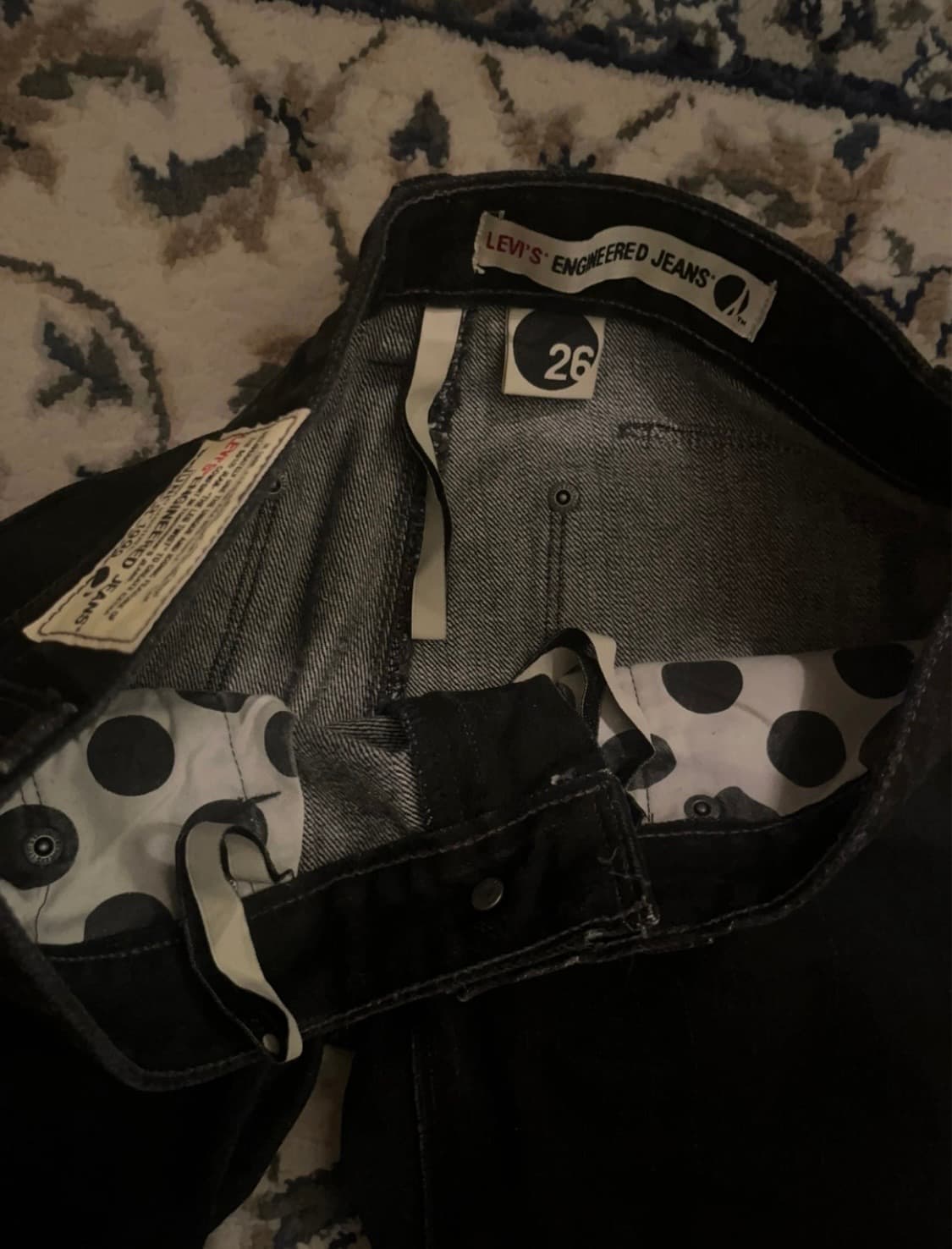 Levis 로우라이즈 엔지니어드 플레어진 상품이미지5