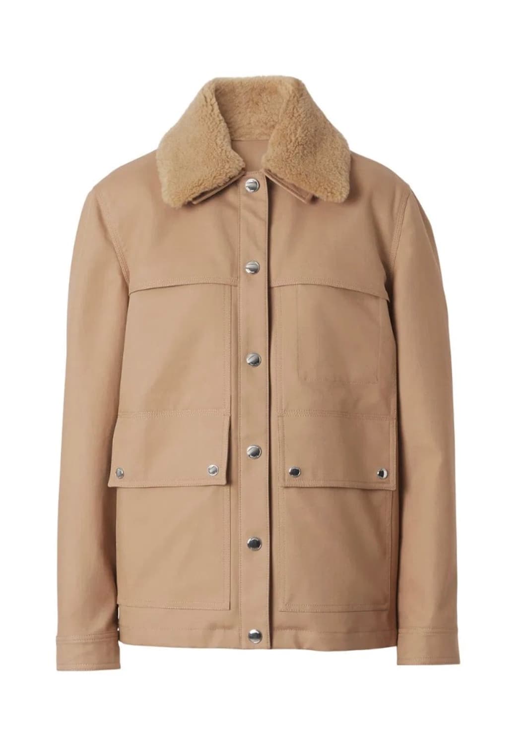 버버리 시어링 칼라 개버딘 필드 재킷 (워머 포함) 상품이미지1