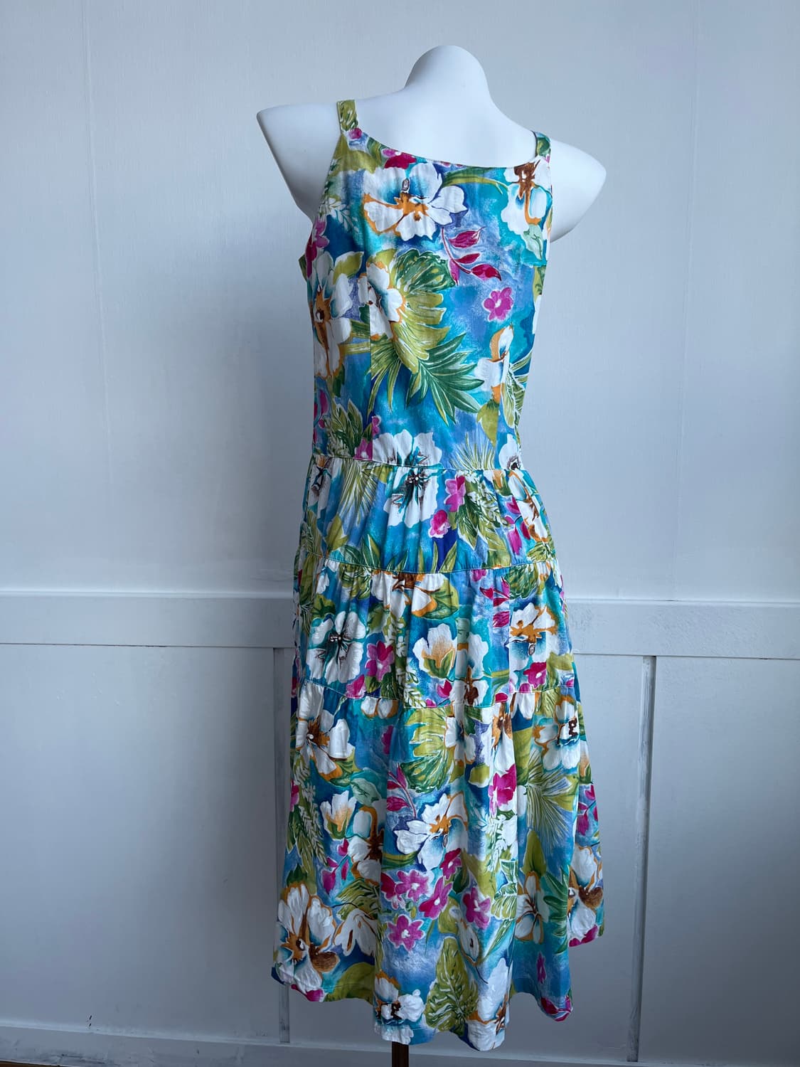 Morning Lake 플라워 민소매 원피스 상품이미지4