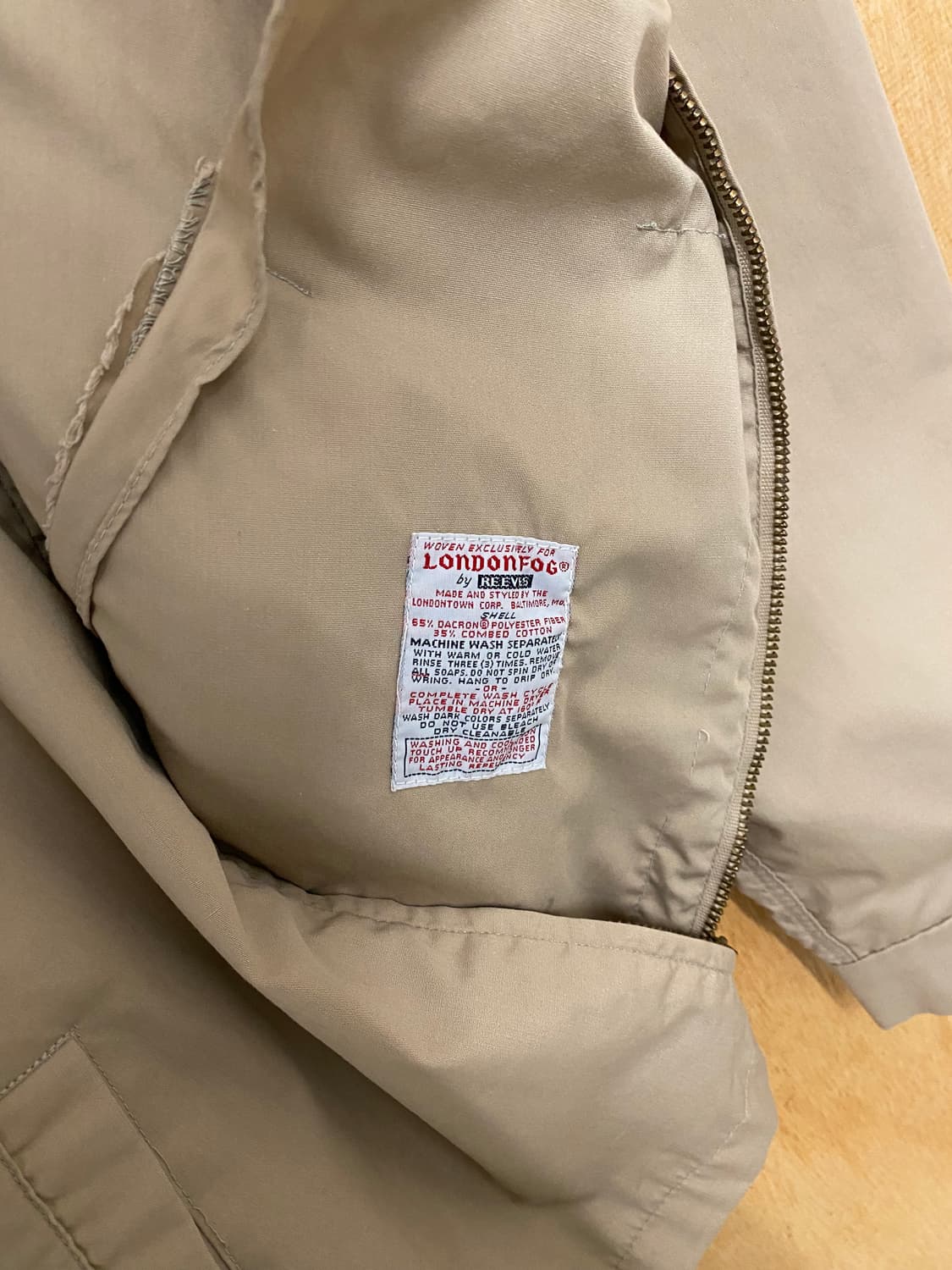 60~70's LONDON FOG harrington jacket 상품이미지8