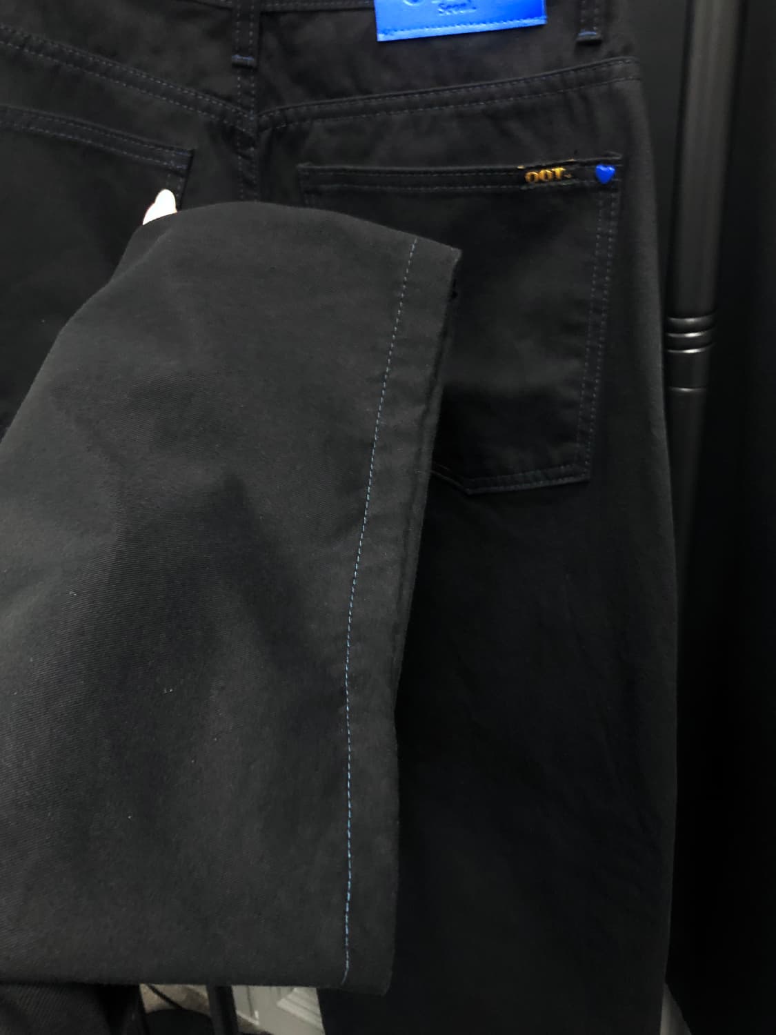 OOTJ 바스 스미레 블루 스티치 파라슈트 코튼팬츠 상품이미지10