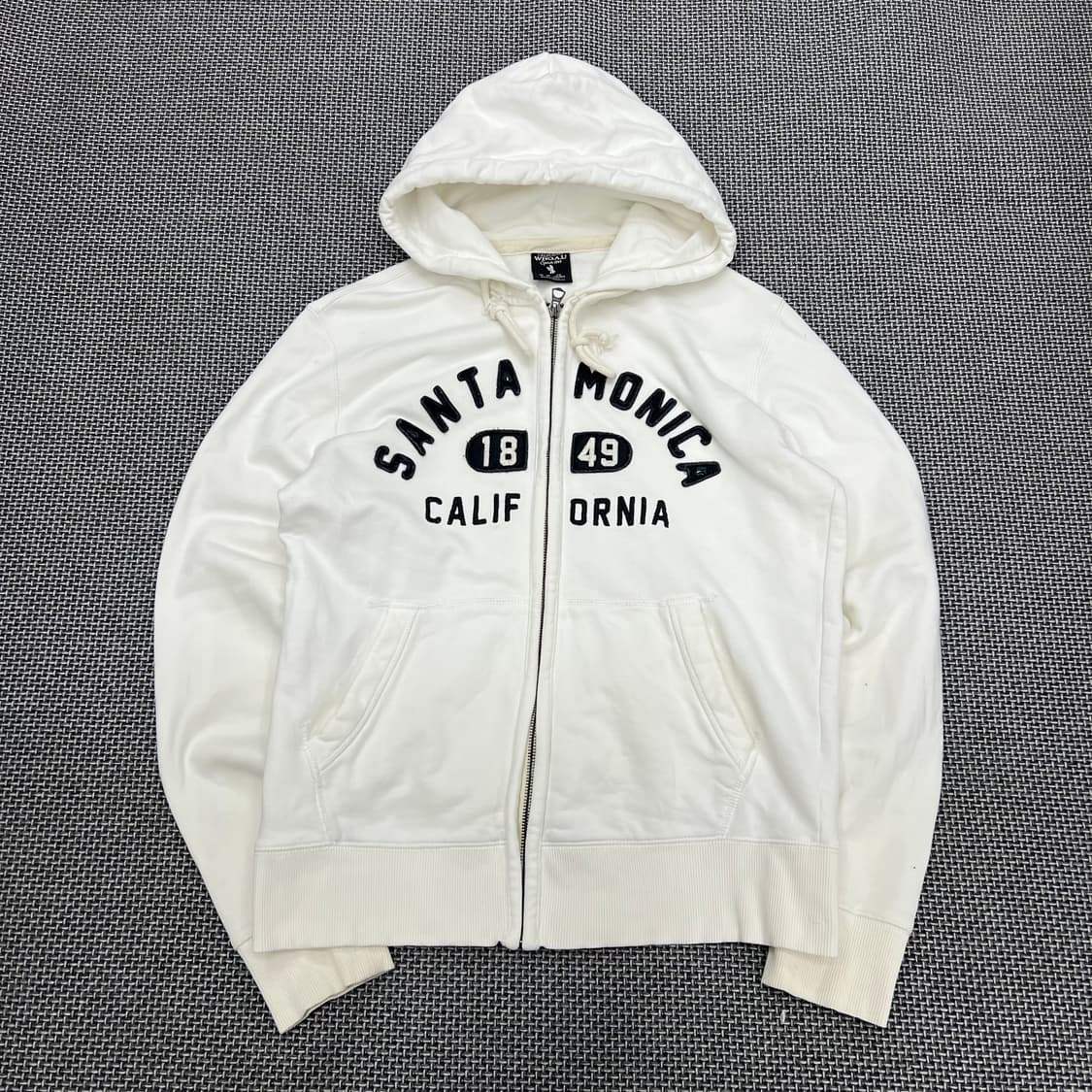 착샷O 후아유 화이트 후드집업 상품이미지1