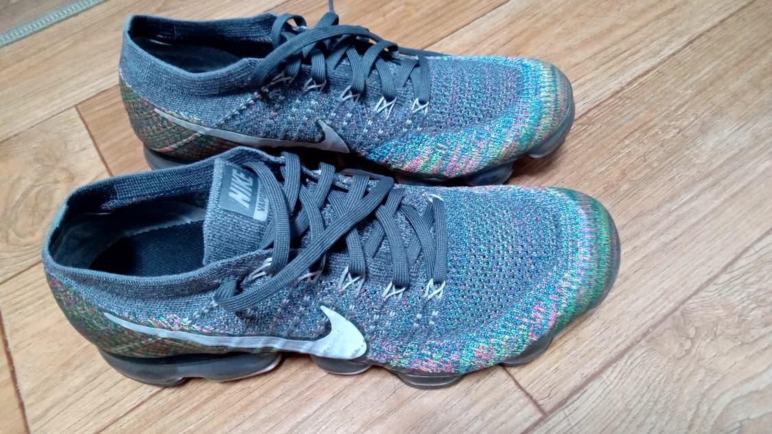 나이키 에어 베이퍼맥스 플라이니트 멀티 그레이 레인보우 상품이미지1