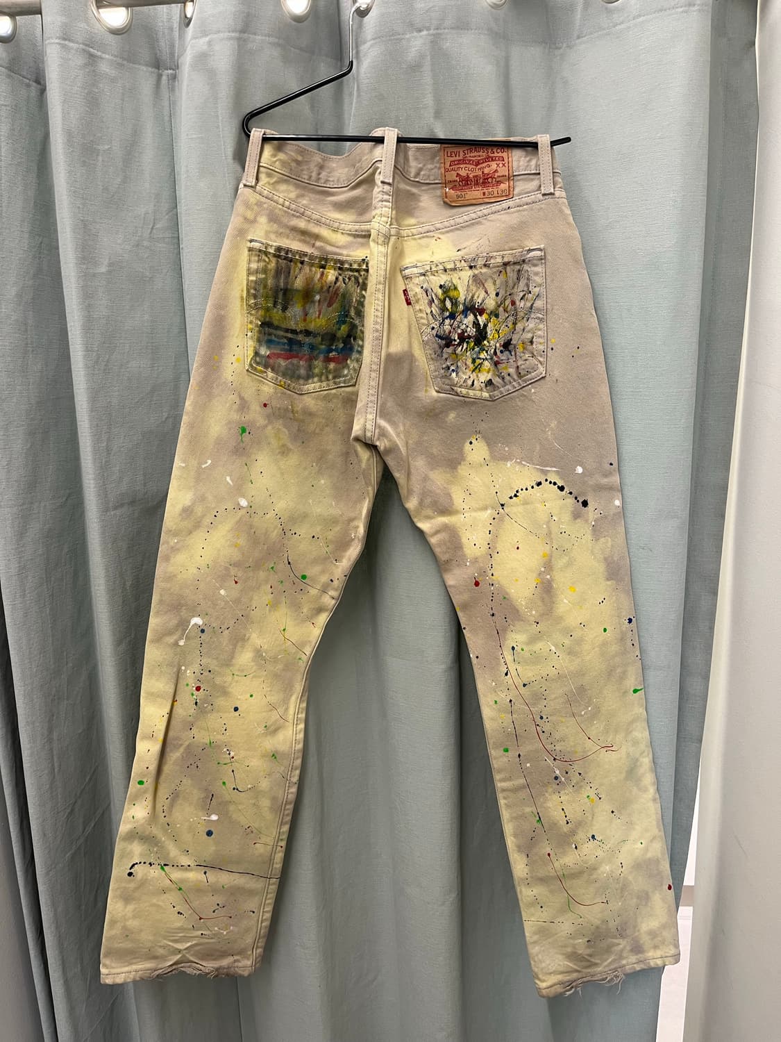 리바이스 501 커스텀 페인팅 데님 / W30 L30 상품이미지2