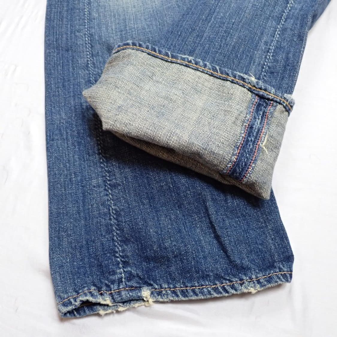 [MADE IN JAPAN] 옴니갓 12oz 빈티지 캣워싱 데님팬츠 상품이미지5