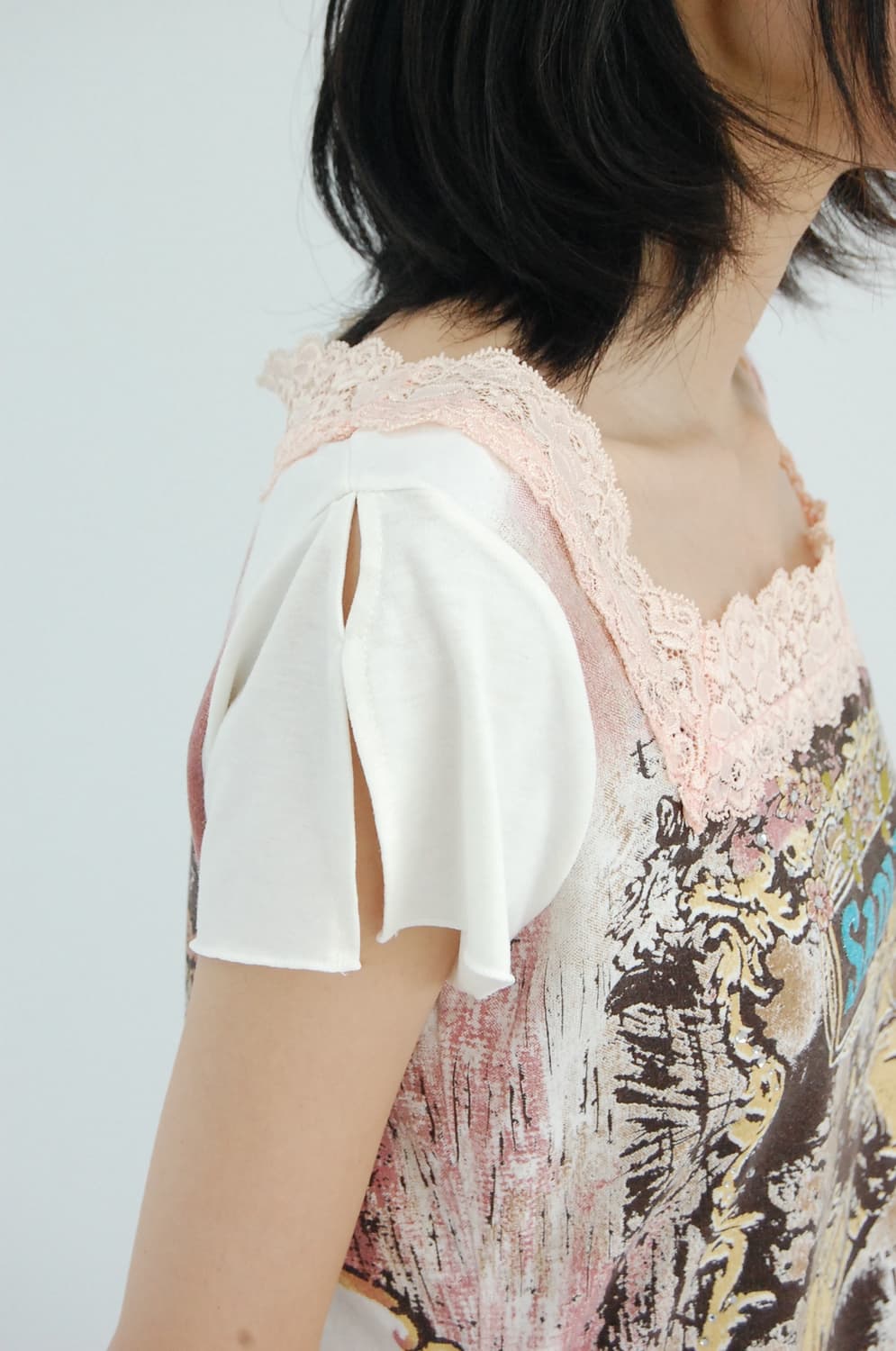 Lyon deux shirring top 상품이미지1