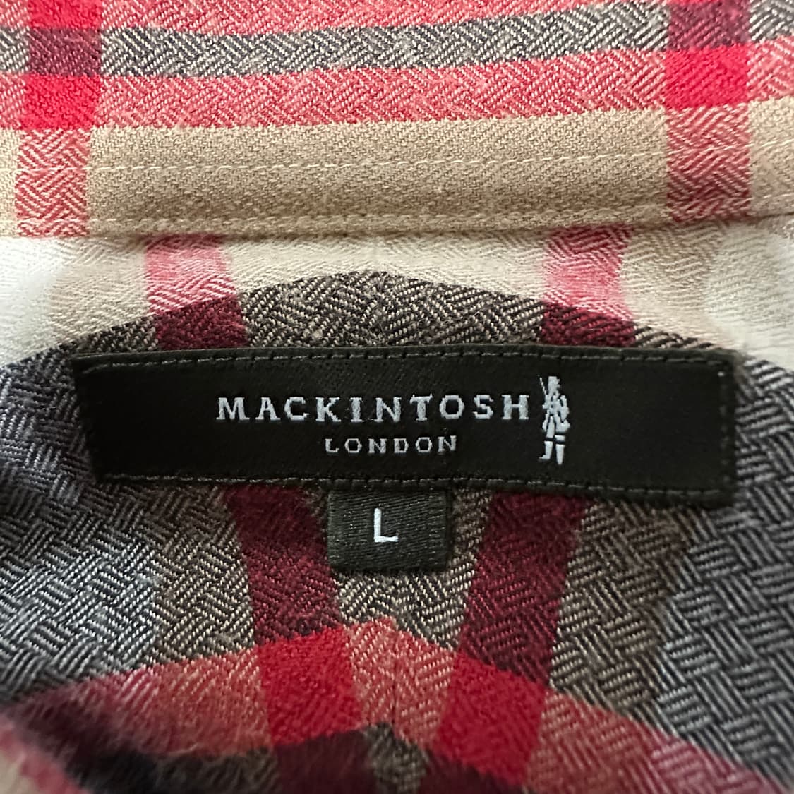 MACKINTOSH japan made check shirt 상품이미지3