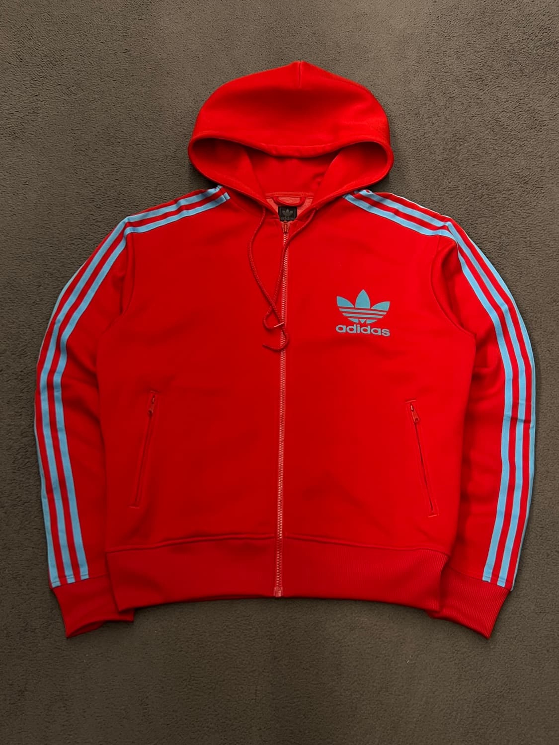 아디다스 올드스쿨 빅로고 후디 져지 처분  상품이미지1