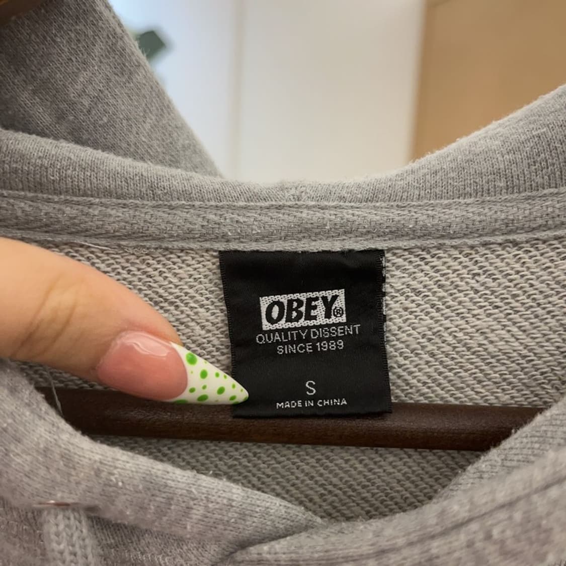 오베이 올드스쿨 빈티지 드롭아웃 후드티 S C09224 상품이미지5