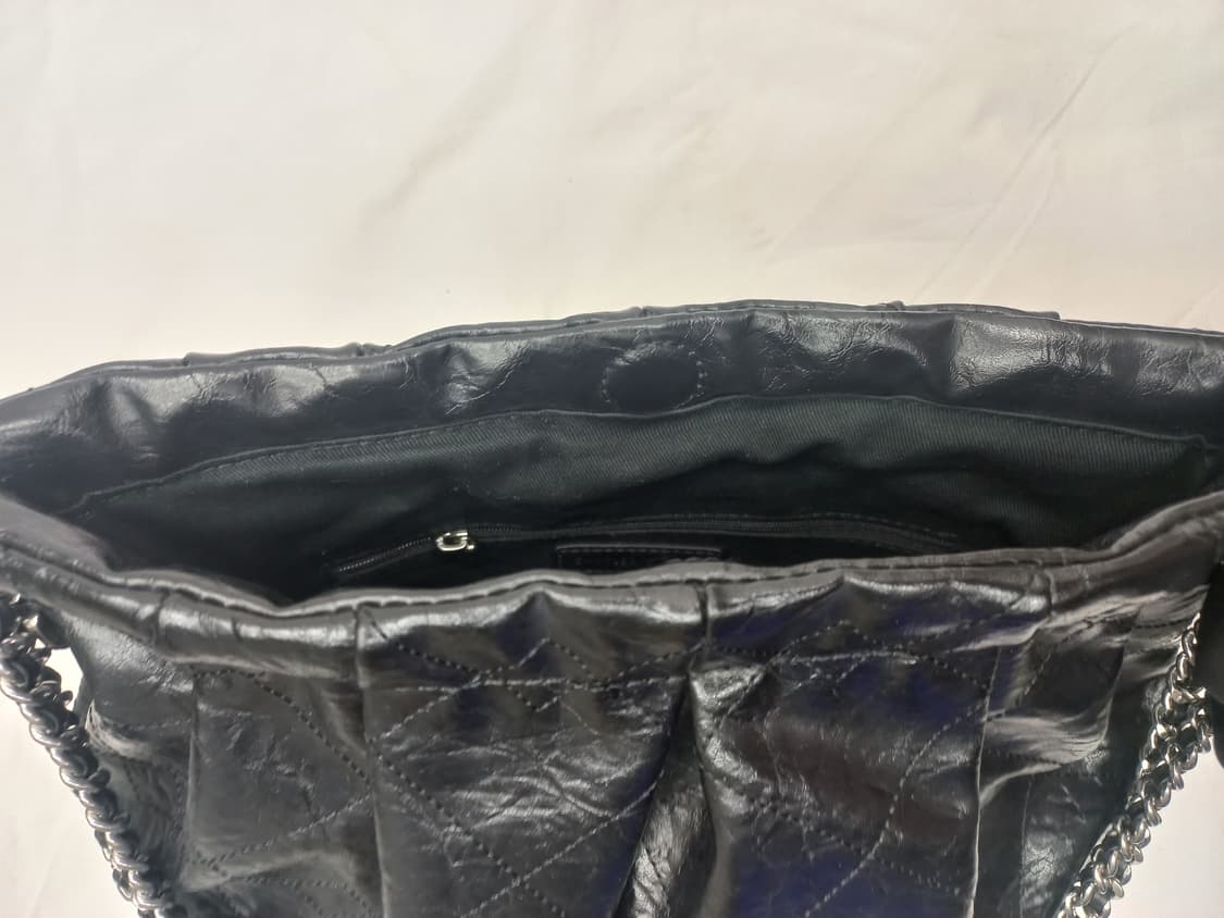 찰스앤키스 블랙 퀼팅 체인 숄더백 상품이미지5